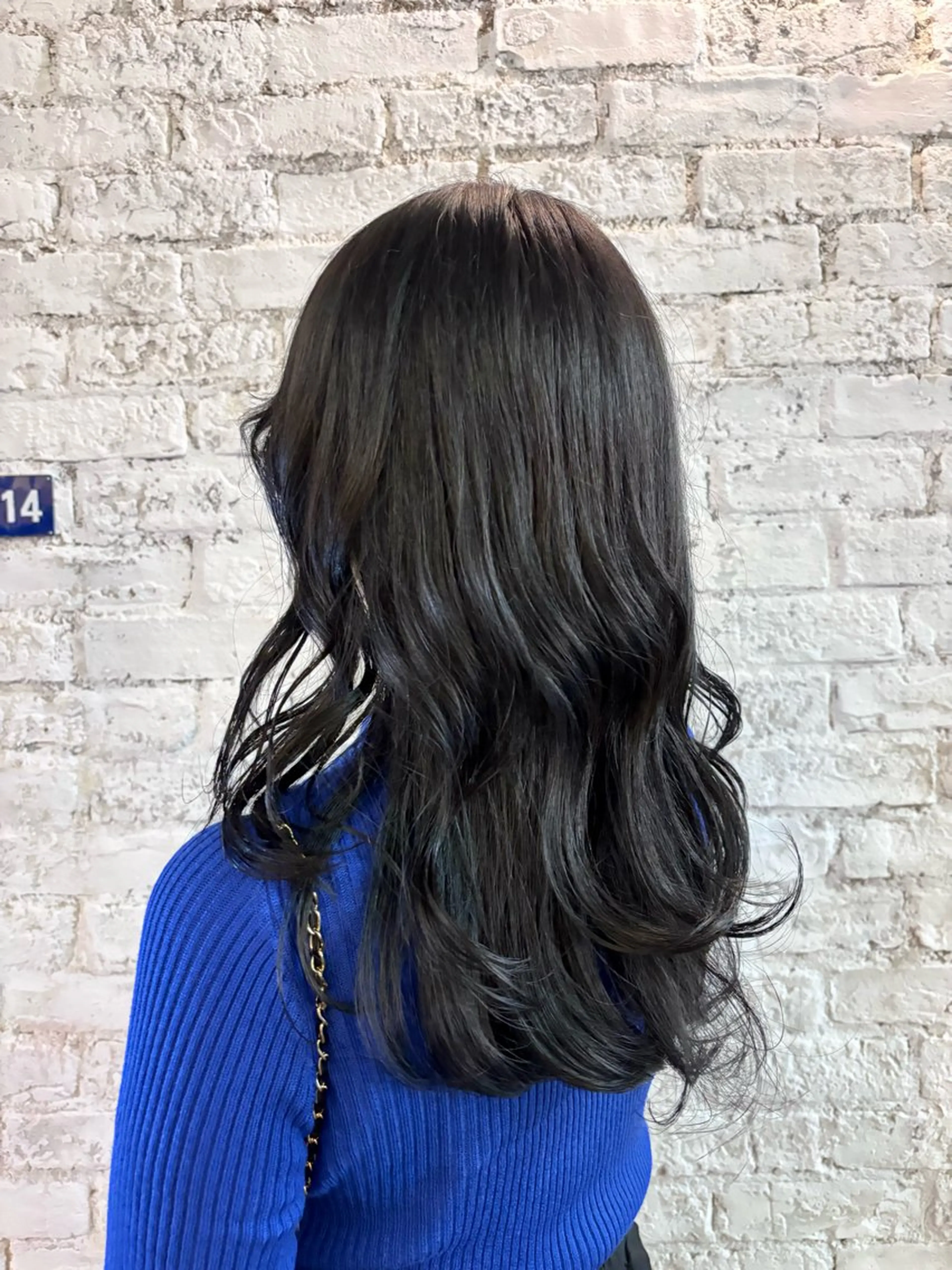 セミロング カラー ヘアカラー SHO 👻原宿 /艶カラーのヘアスタイル