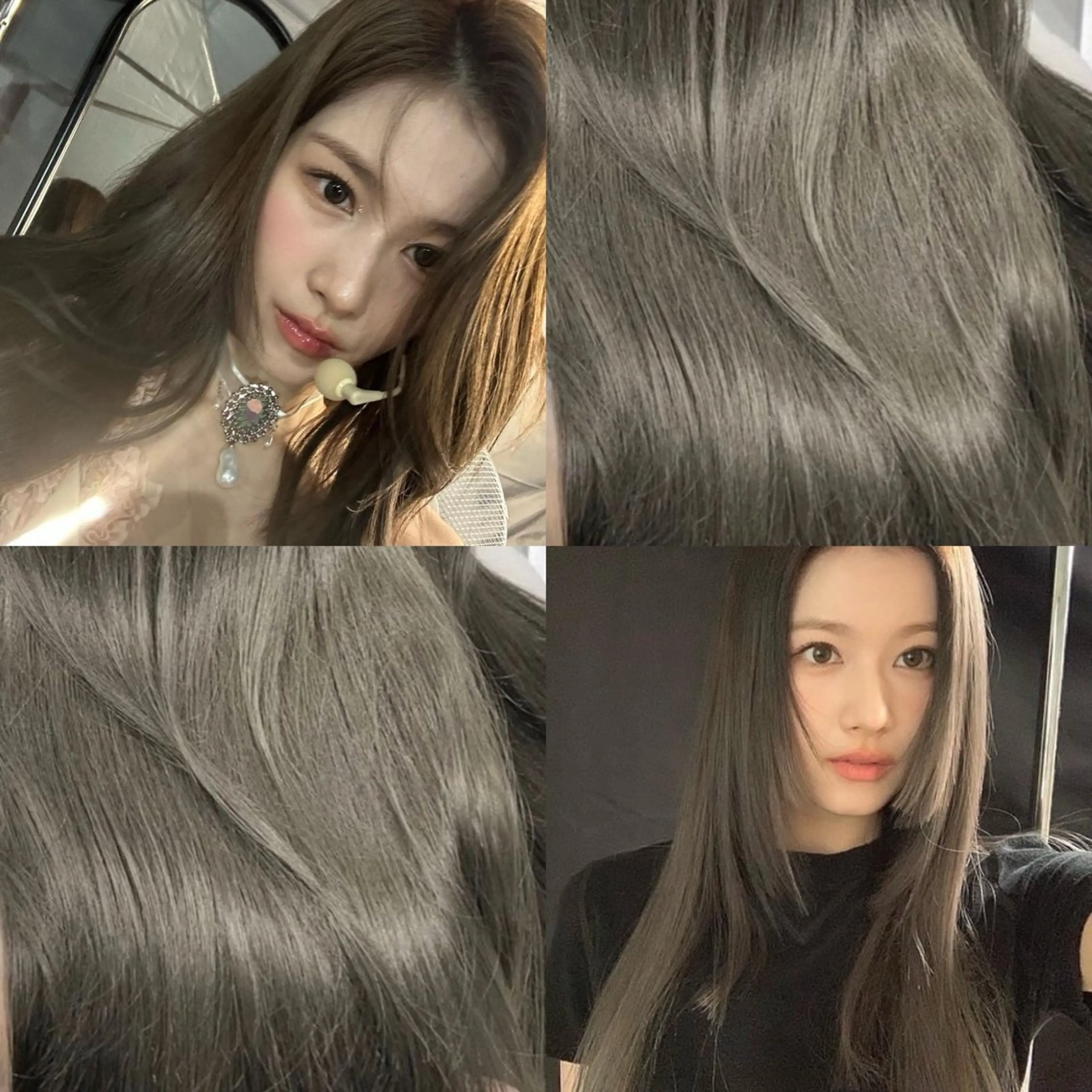 ロング カラー 💖大人韓国ヘア💖 韓国艶カラー【銀座】のヘアスタイル