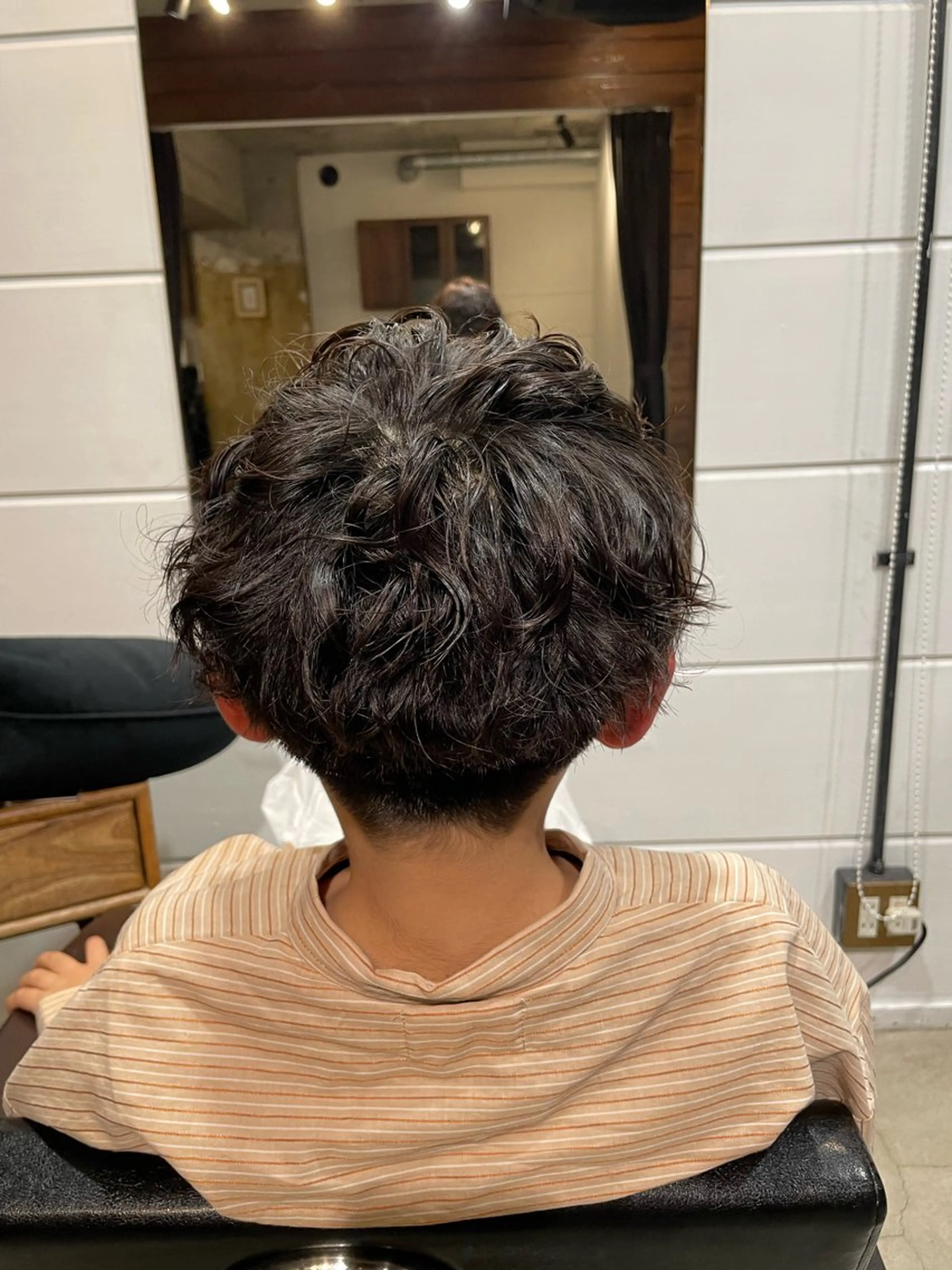 ショート パーマ メンズ メンズパーマ デジタルパーマ スパイラルパーマ 【お洒落パーマ】 Elme　肥塚康汰郎のヘアスタイル