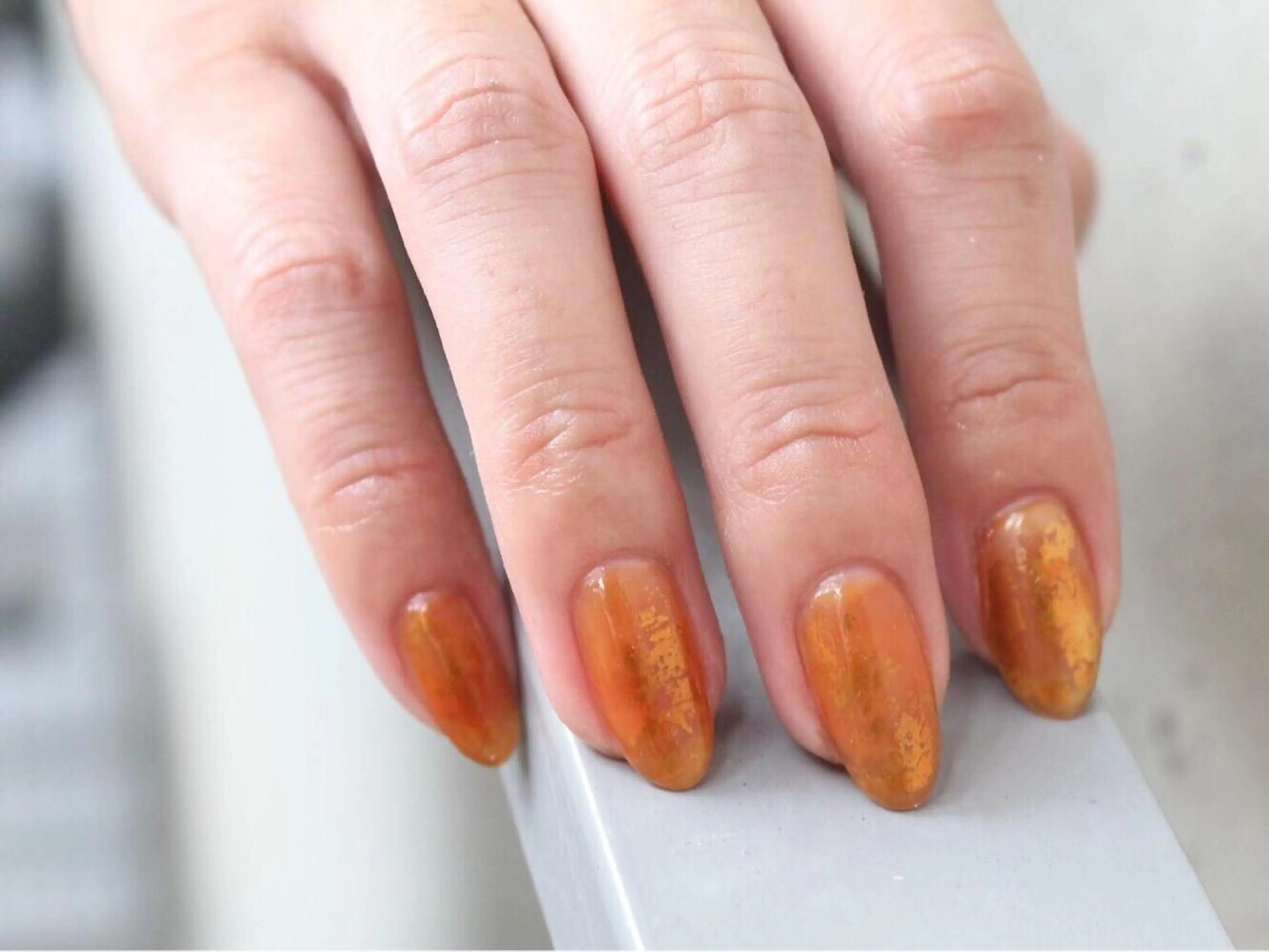 ネイル アートネイル オレンジ ハンドネイル The  Next...所属・TheNext kitahorieのネイルデザイン