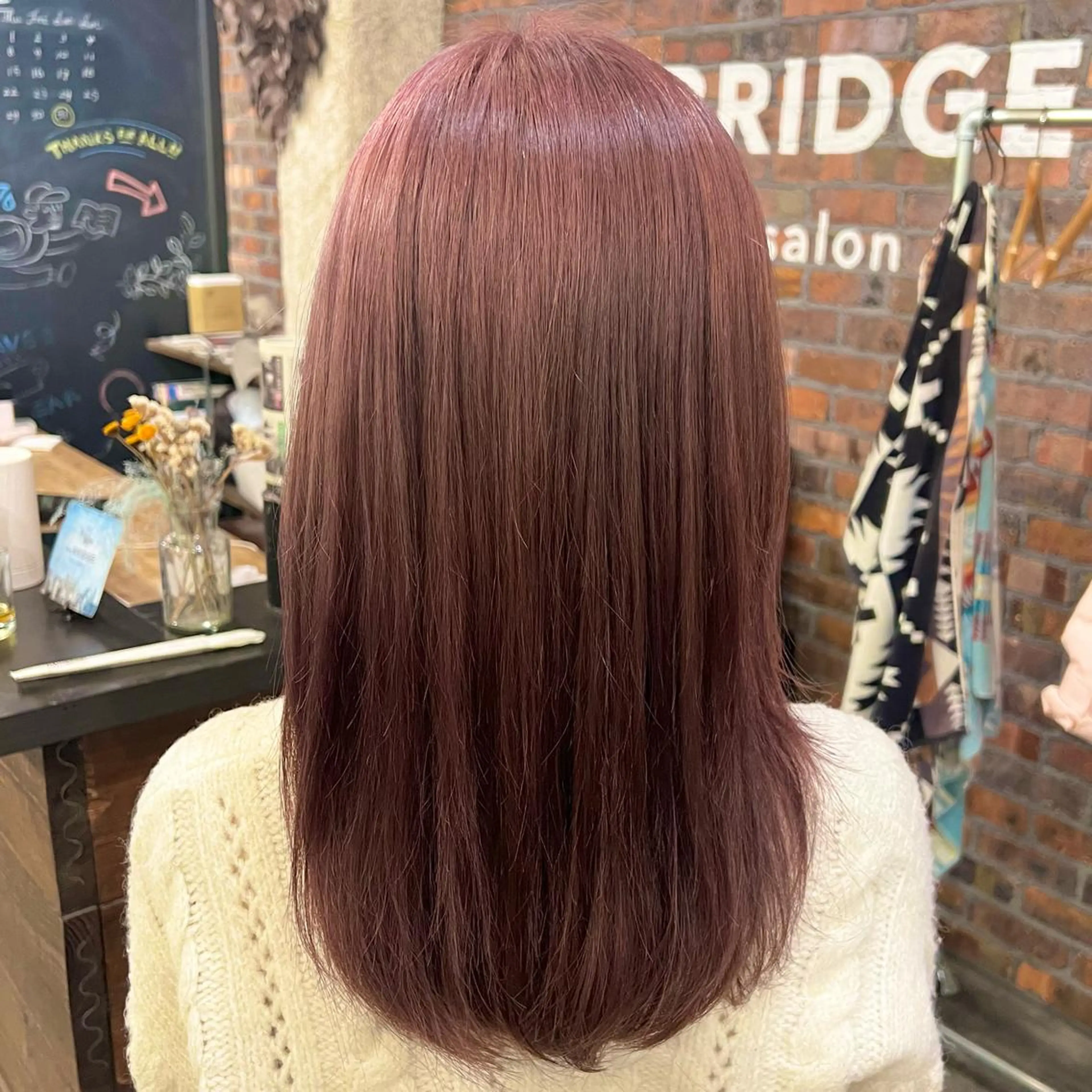 セミロング カラー Rino kanayama所属・Rino 金山 ／ 宮澤 萌のヘアスタイル