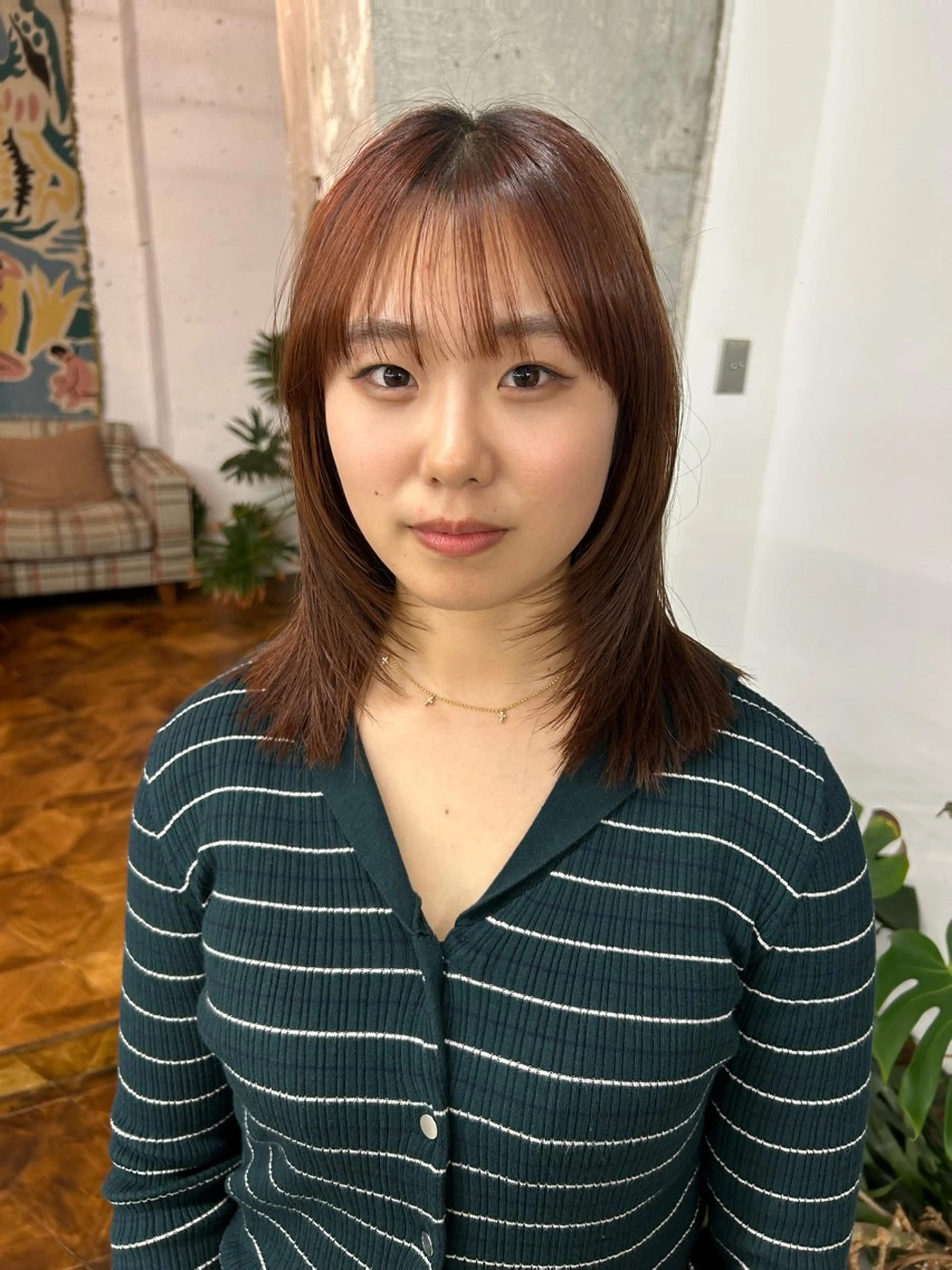 ミディアムレイヤーカットモデル¥0の写真