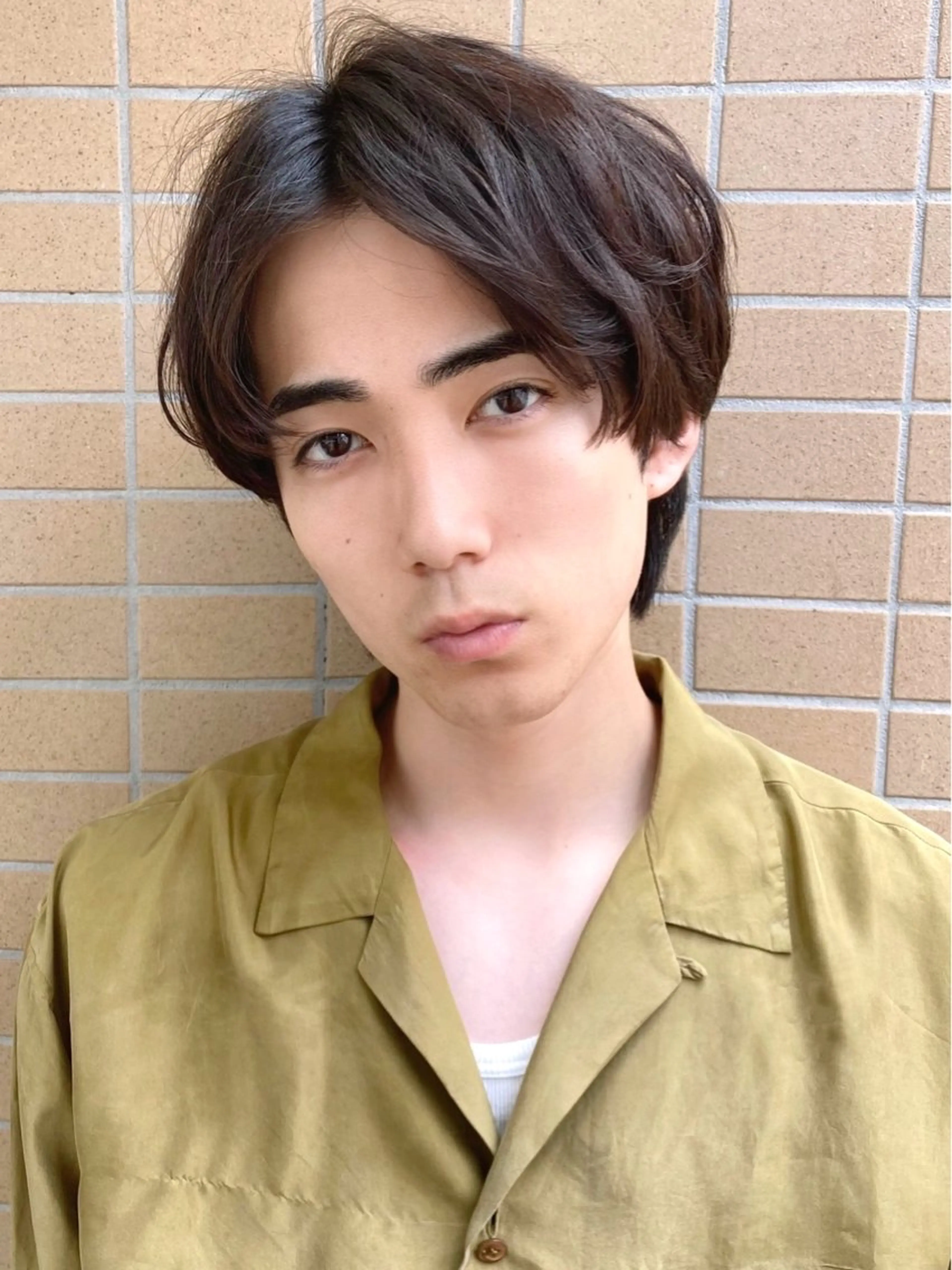 ショート カット パーマ レイヤー/メンズ 竹田凪儀のヘアスタイル