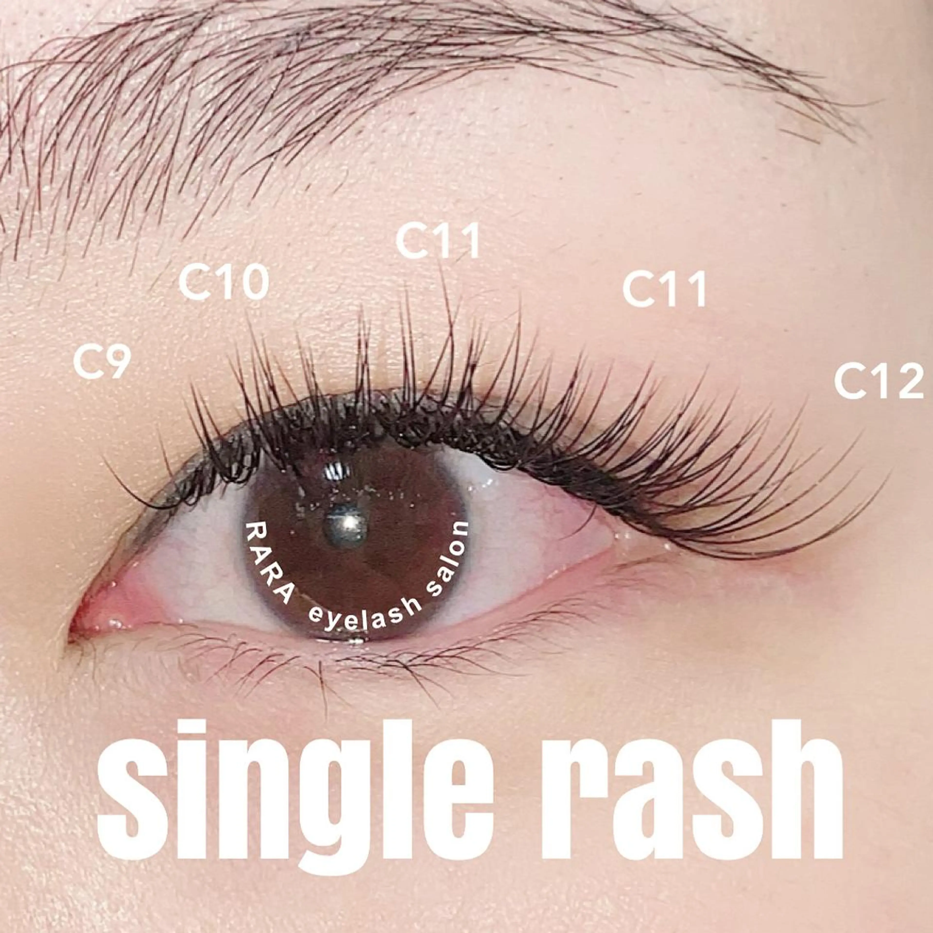 マツエク・マツパ RARA所属・【𝐑𝐀𝐑𝐀】 eyelashのマツエク・マツパデザイン