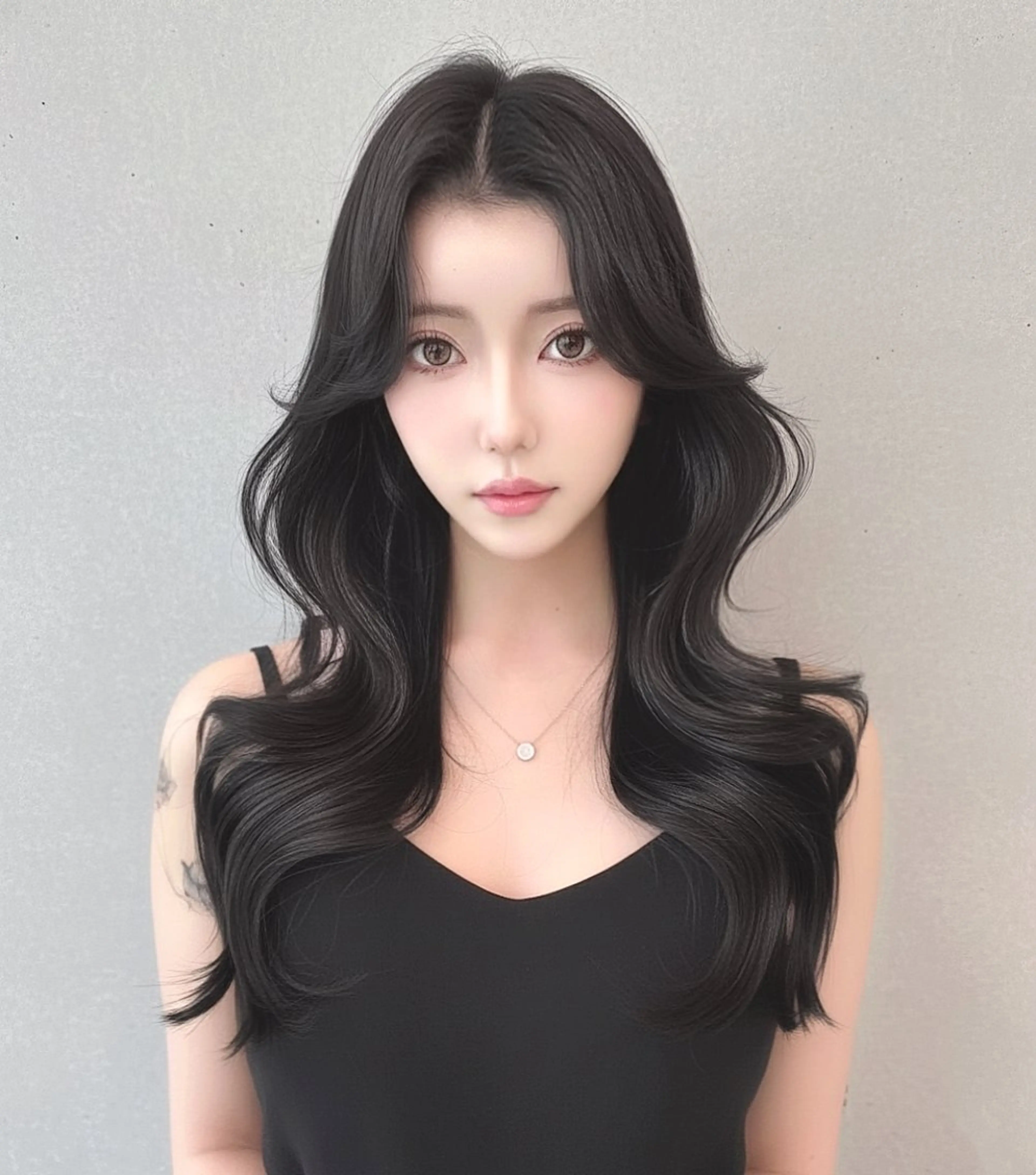 ロング カラー カット ヘアカラー トリートメント 韓国ヘア/髪質改善 TAKAHIROのヘアスタイル