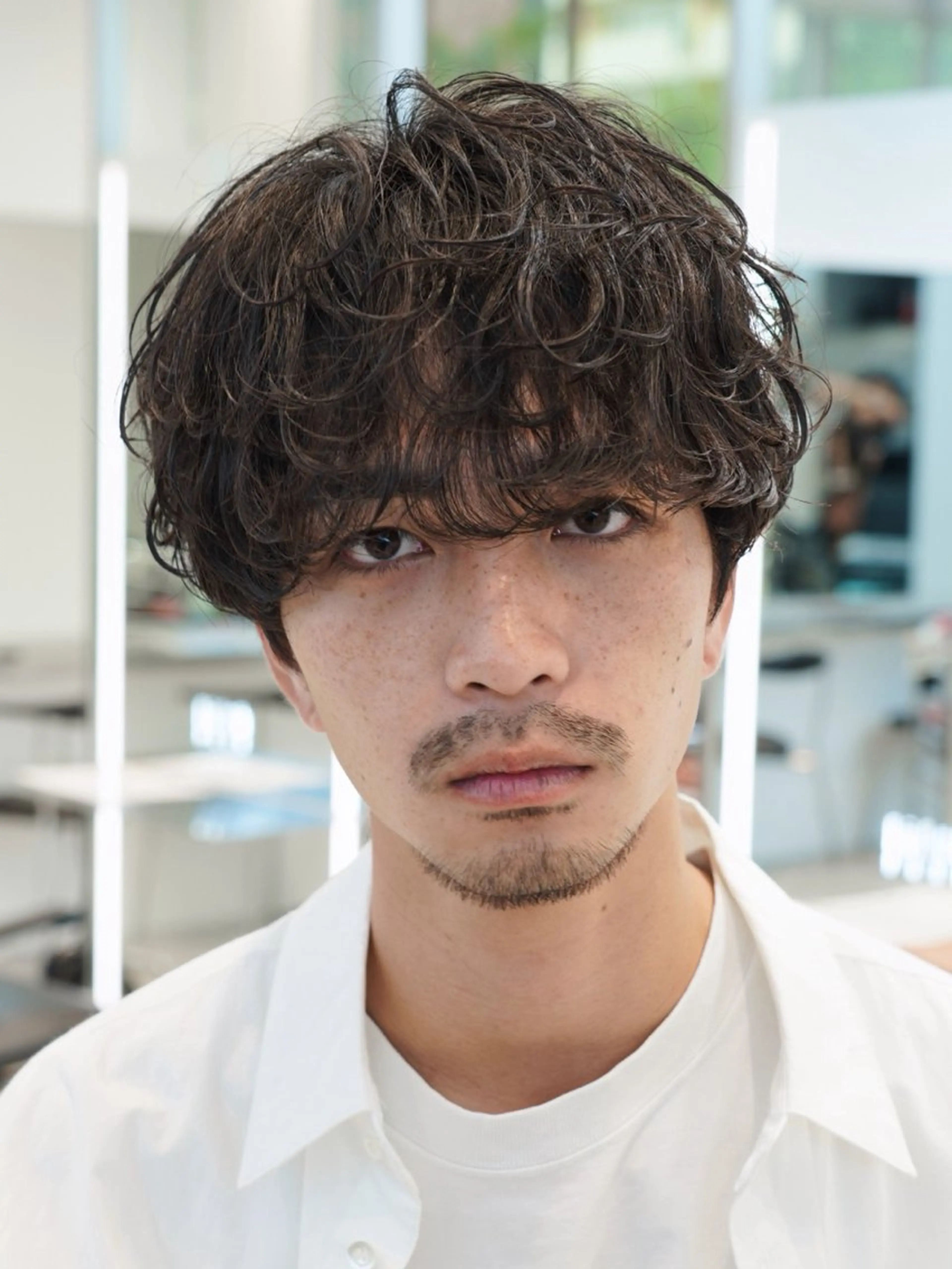 ショート パーマ メンズ マッシュ メンズパーマ 刈り上げ カット パーマ fifth名駅所属・メンズパーマ 名古屋/水谷颯のヘアスタイル