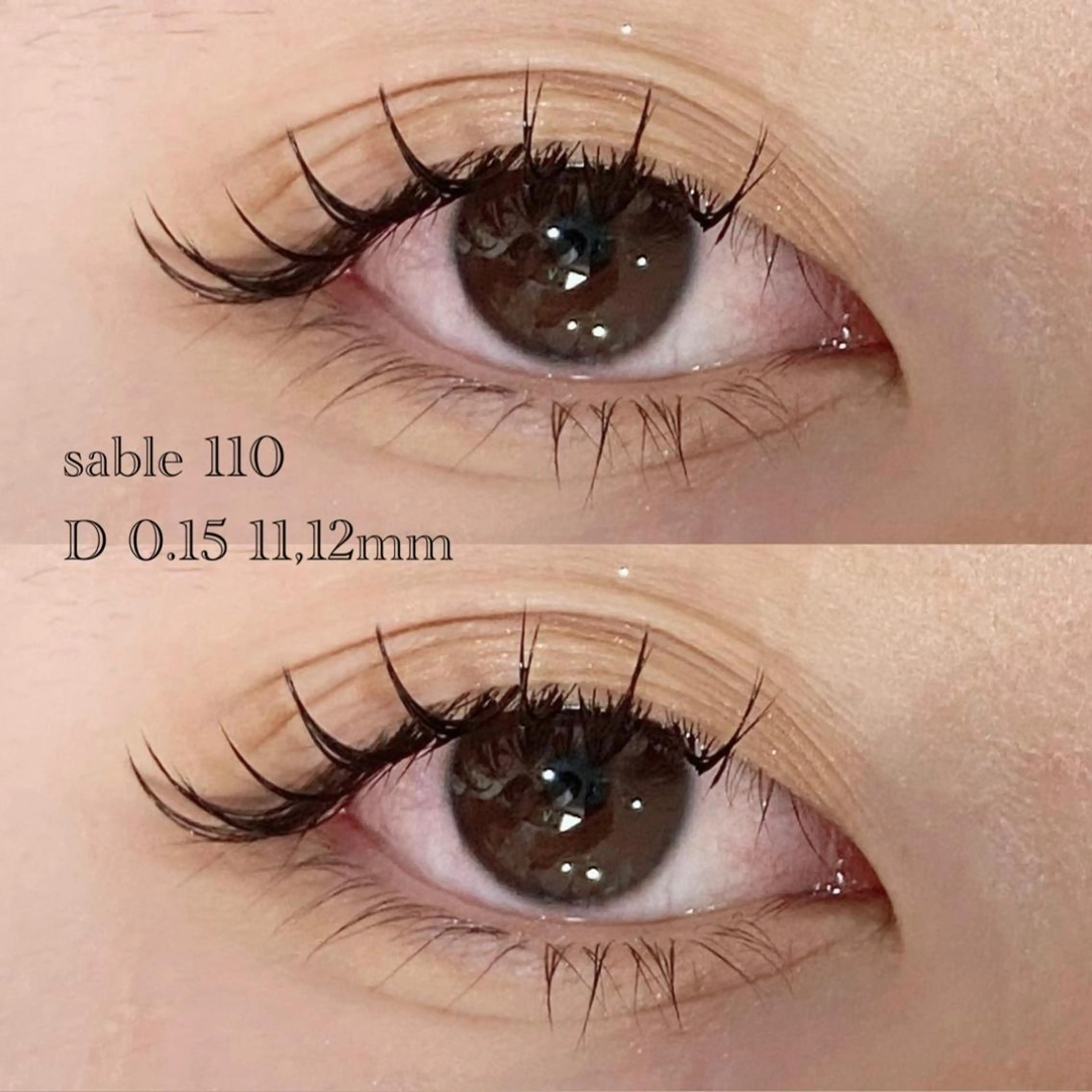 マツエク・マツパ Dカール セーブル OLIVIA 郷家 ♡のマツエク・マツパデザイン