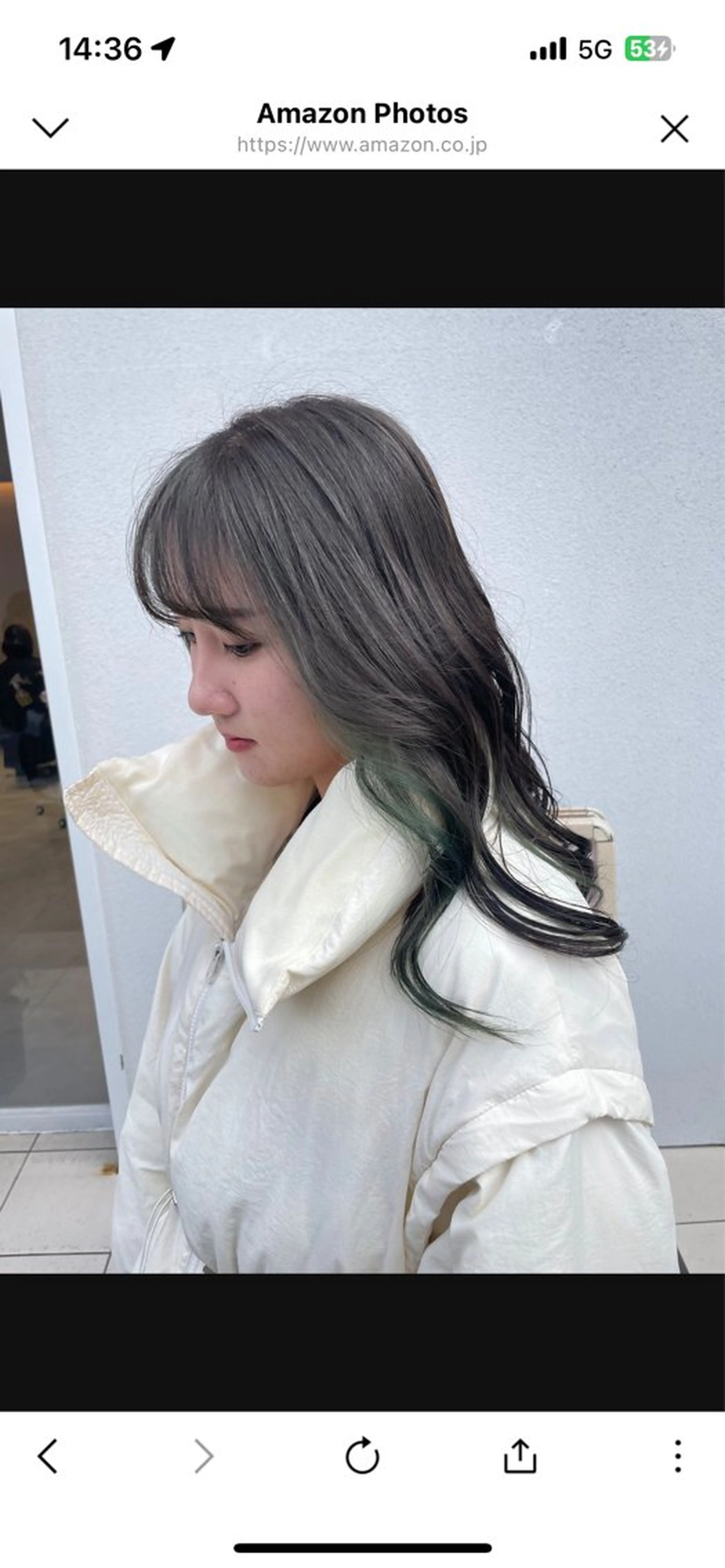 セミロング カラー インナーカラー カット ヘアカラー ✨艶髪職人艶カラー✨ 中本輝人のヘアスタイル