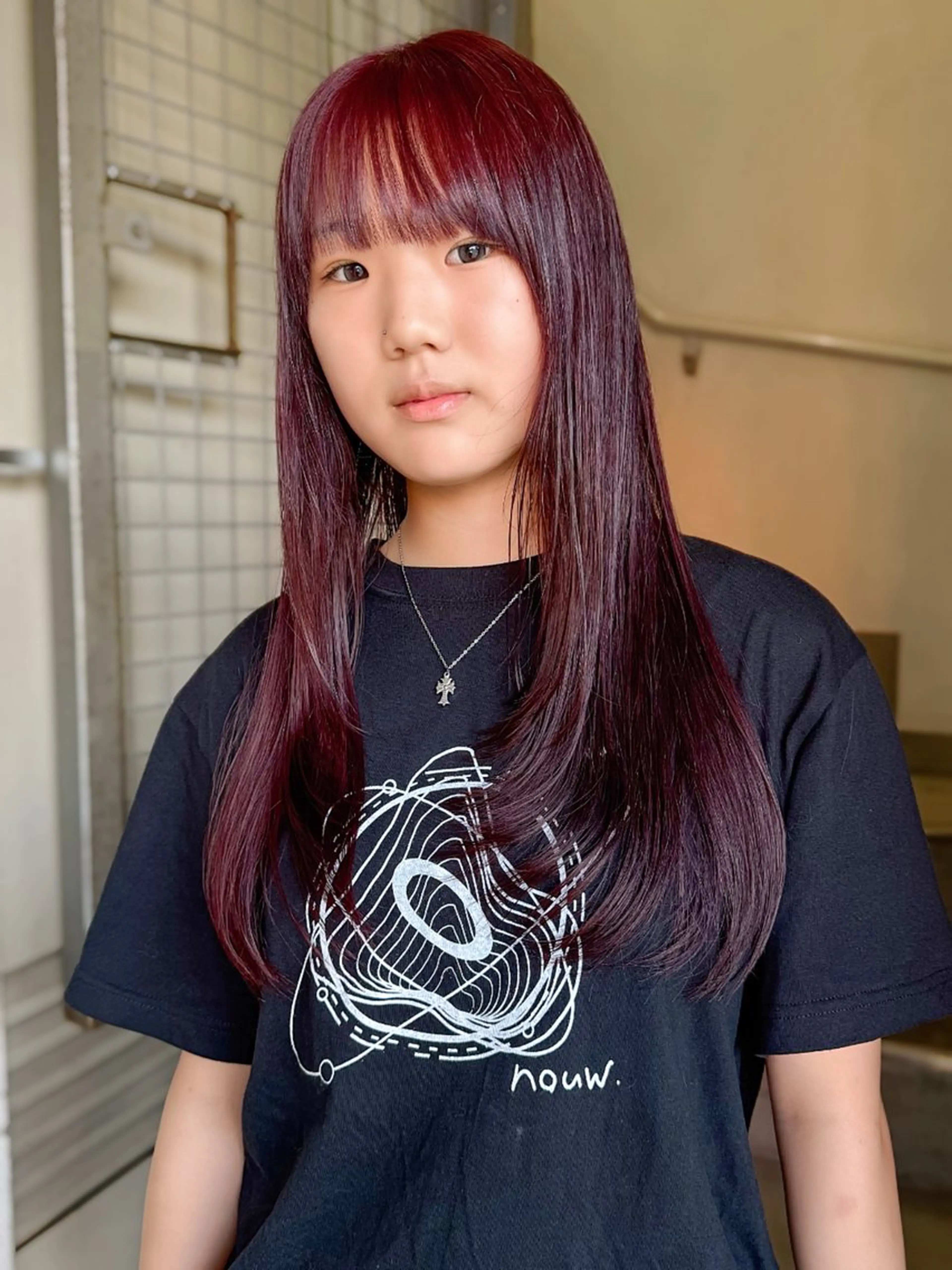 【2025年12月年末限定メニュー✨】"暖色"カラー🍷➕前髪カット➕プチトリートメントの写真