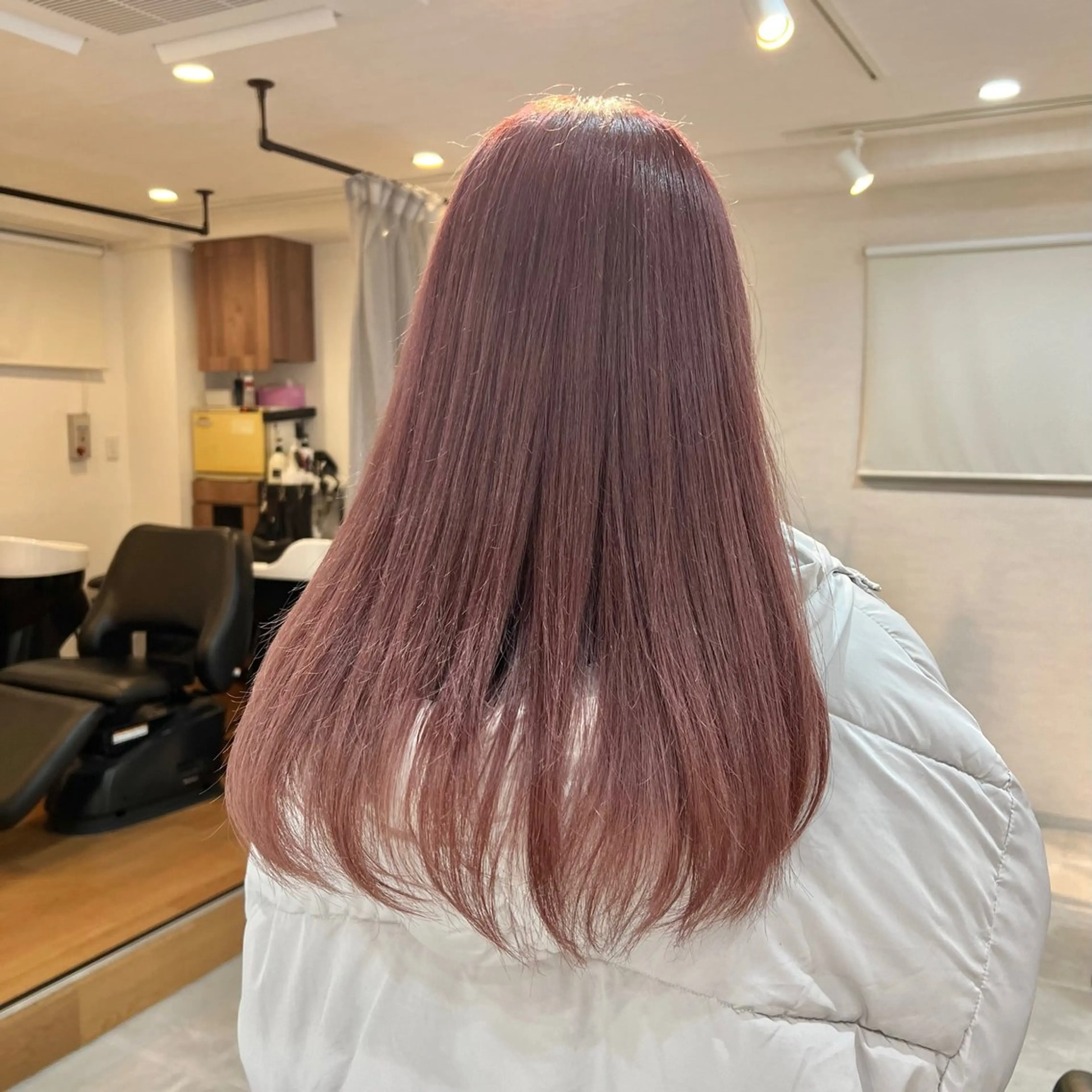 カラー ベージュカラー ブリーチ ケアブリーチ ダブルカラー ピンクカラー hair salon  N所属・透明感カラー/艶髪 🌷ちばなお🌷のヘアスタイル