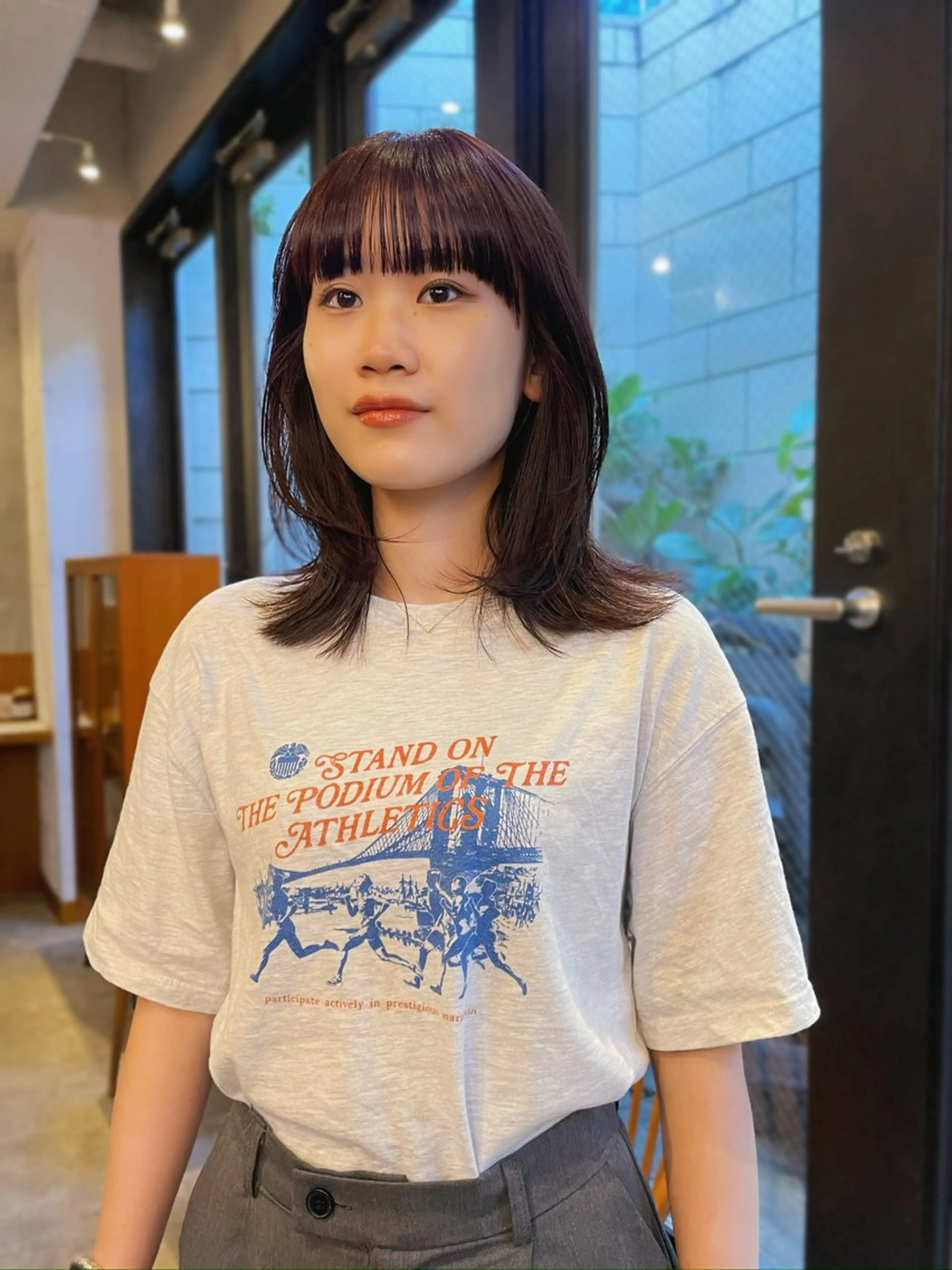 ミディアム カット ヘアカラー tete nico所属・似合わせ/ヘアカラー nanami🌸のヘアスタイル