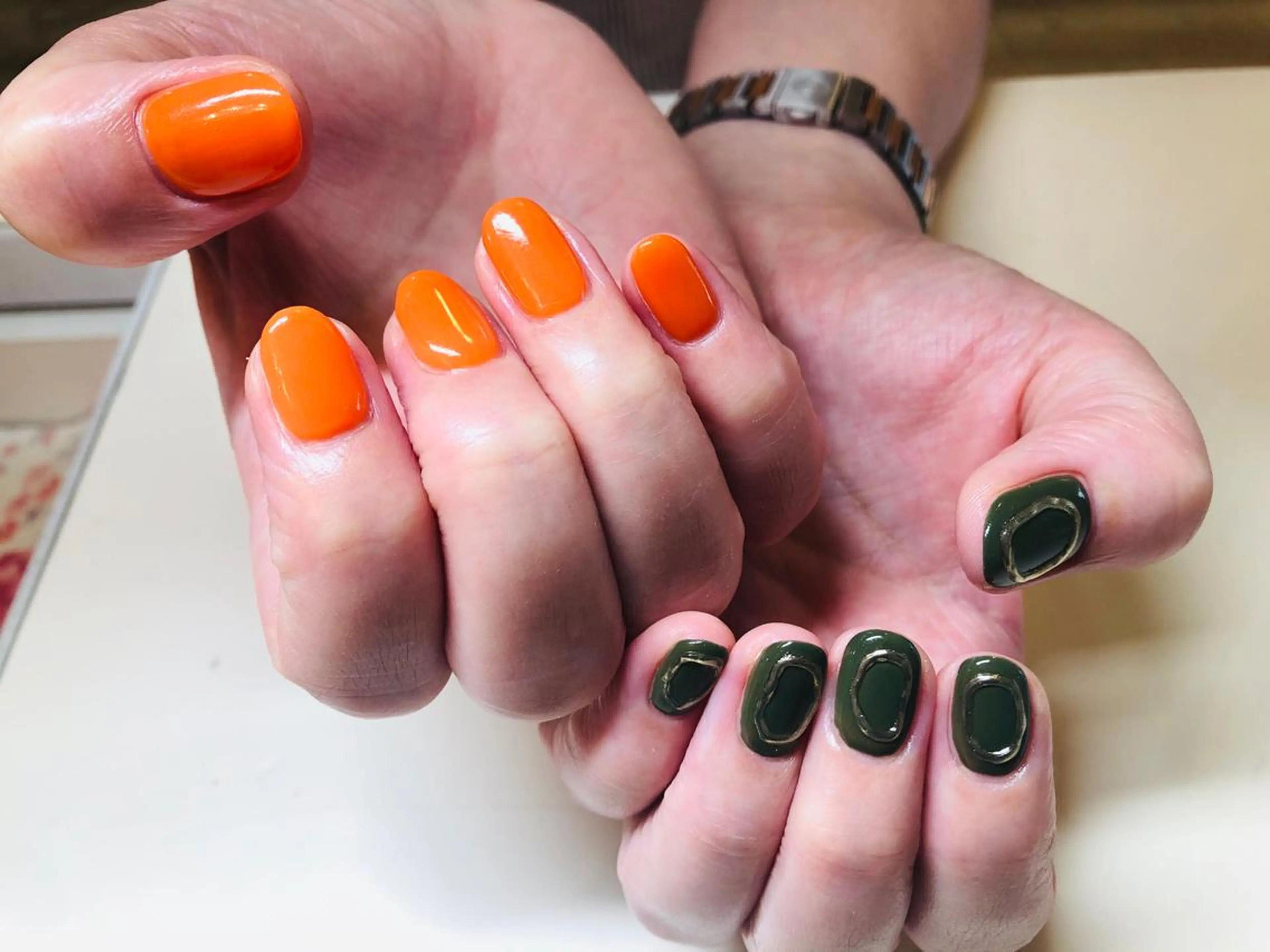 ネイル 持ち込み いちじゅう あおいのネイルデザイン