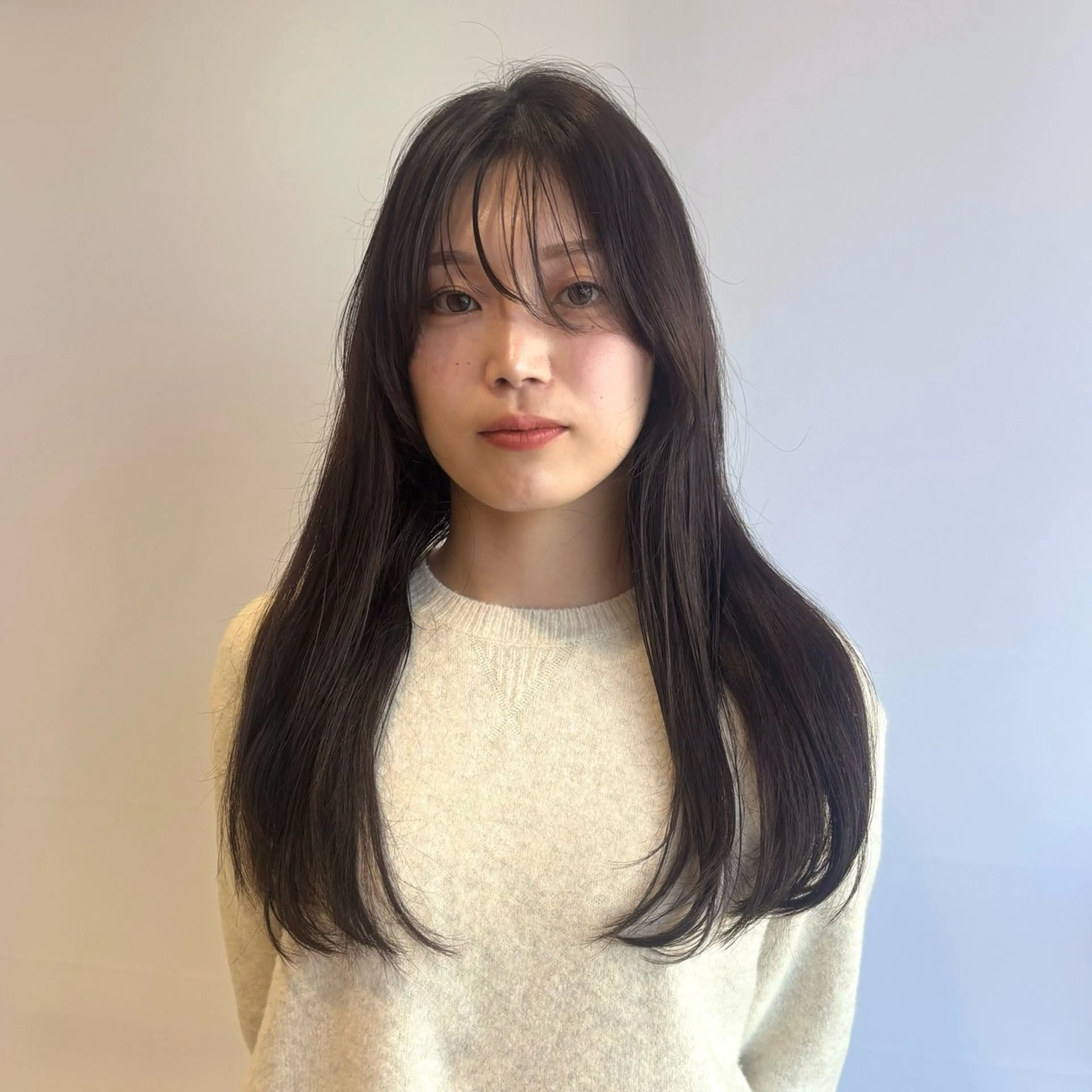 ロング カラー カット ヘアカラー トリートメント 透明感カラー/ くびれヘア/ユウユのヘアスタイル