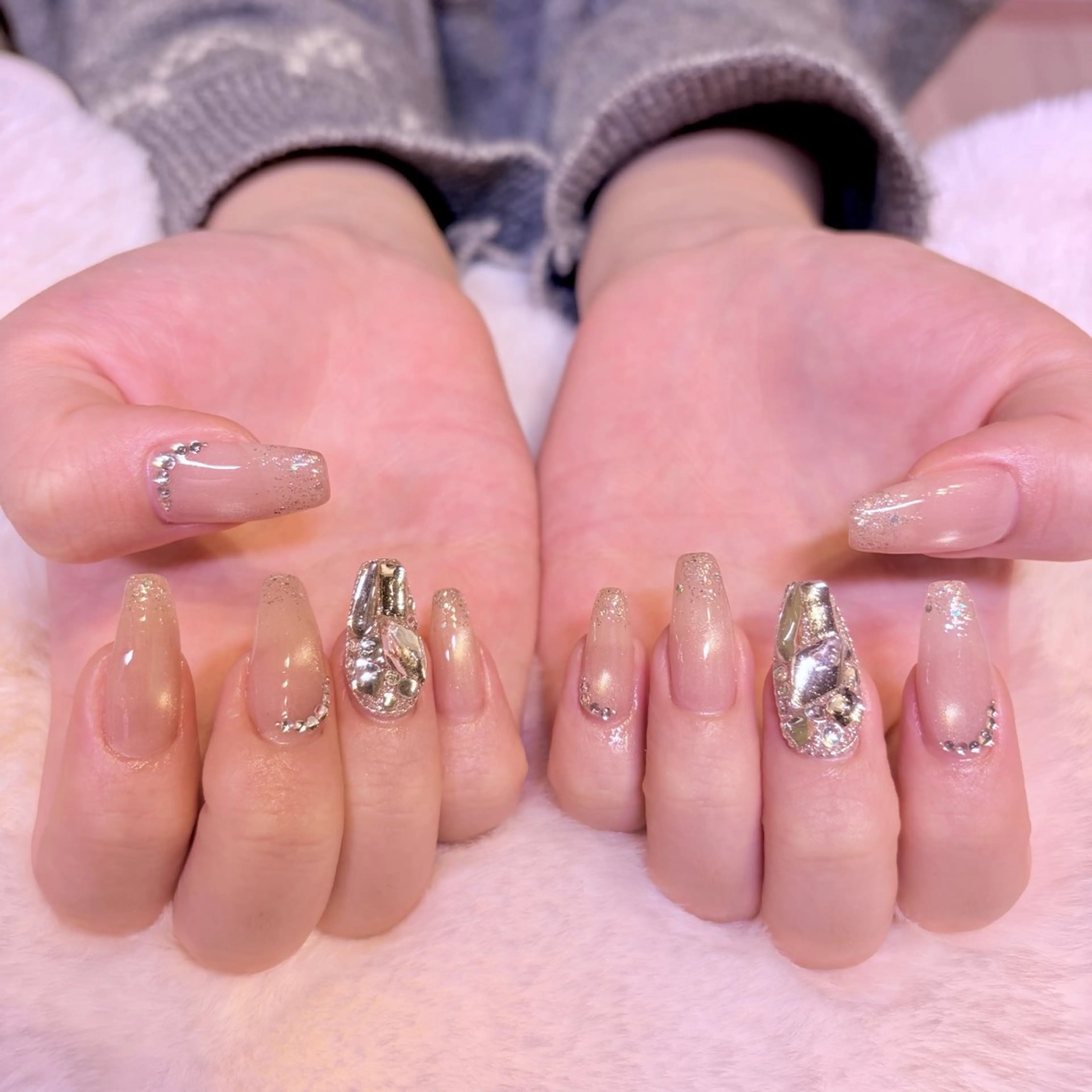 ネイル ワンホンネイル ハンドネイル nail salon e'mu💐のネイルデザイン