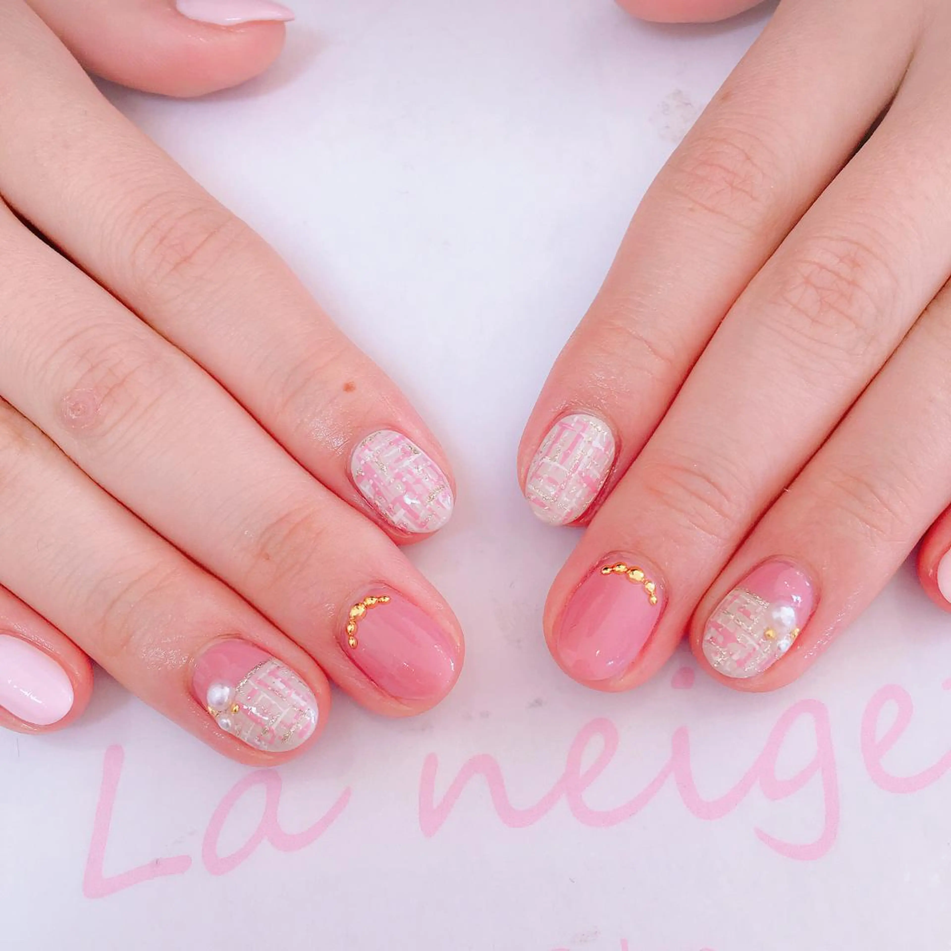 ネイル La neige* yuki 🥯🍑のネイルデザイン