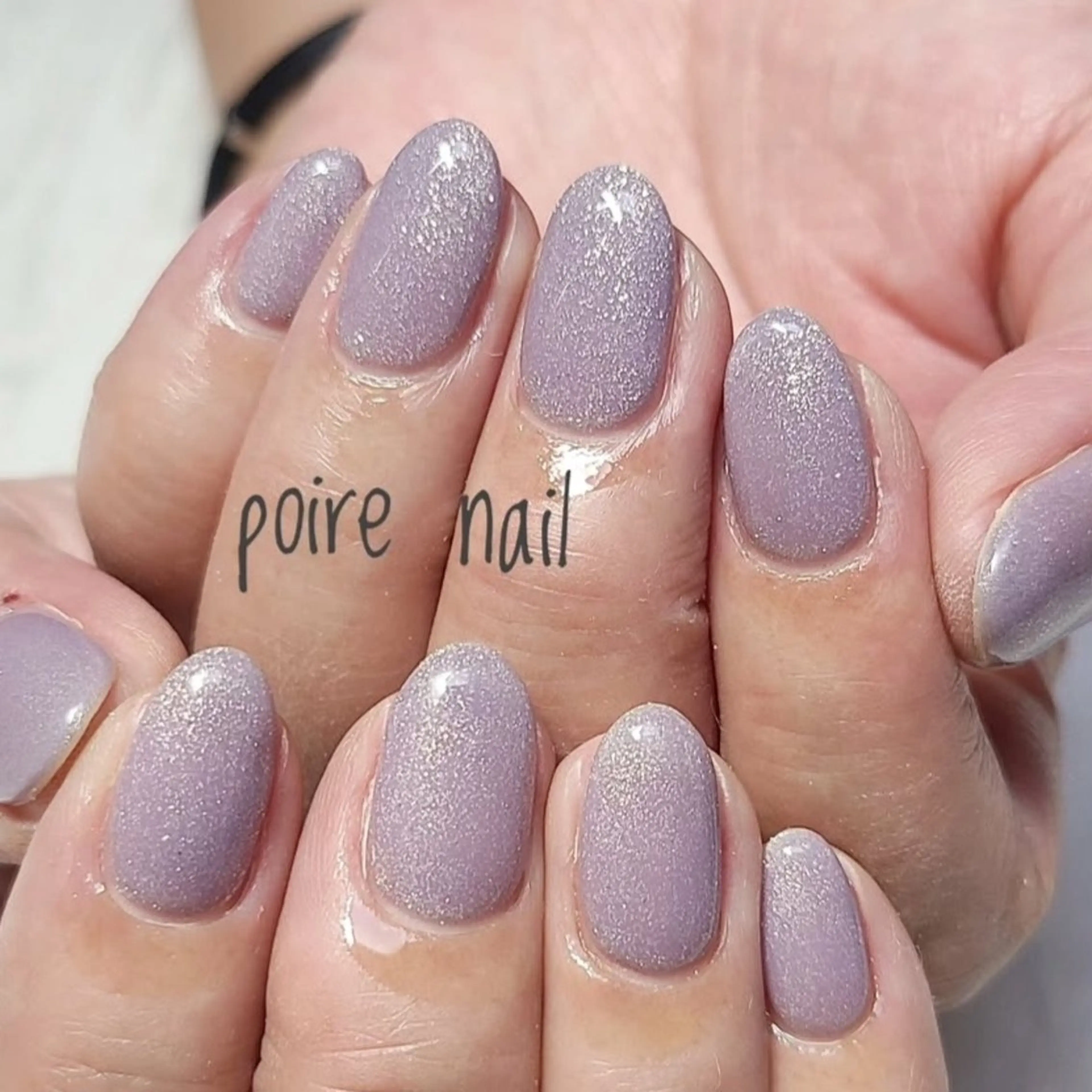 ネイル ラメ(グリッター) ポワールネイル ともみのネイルデザイン