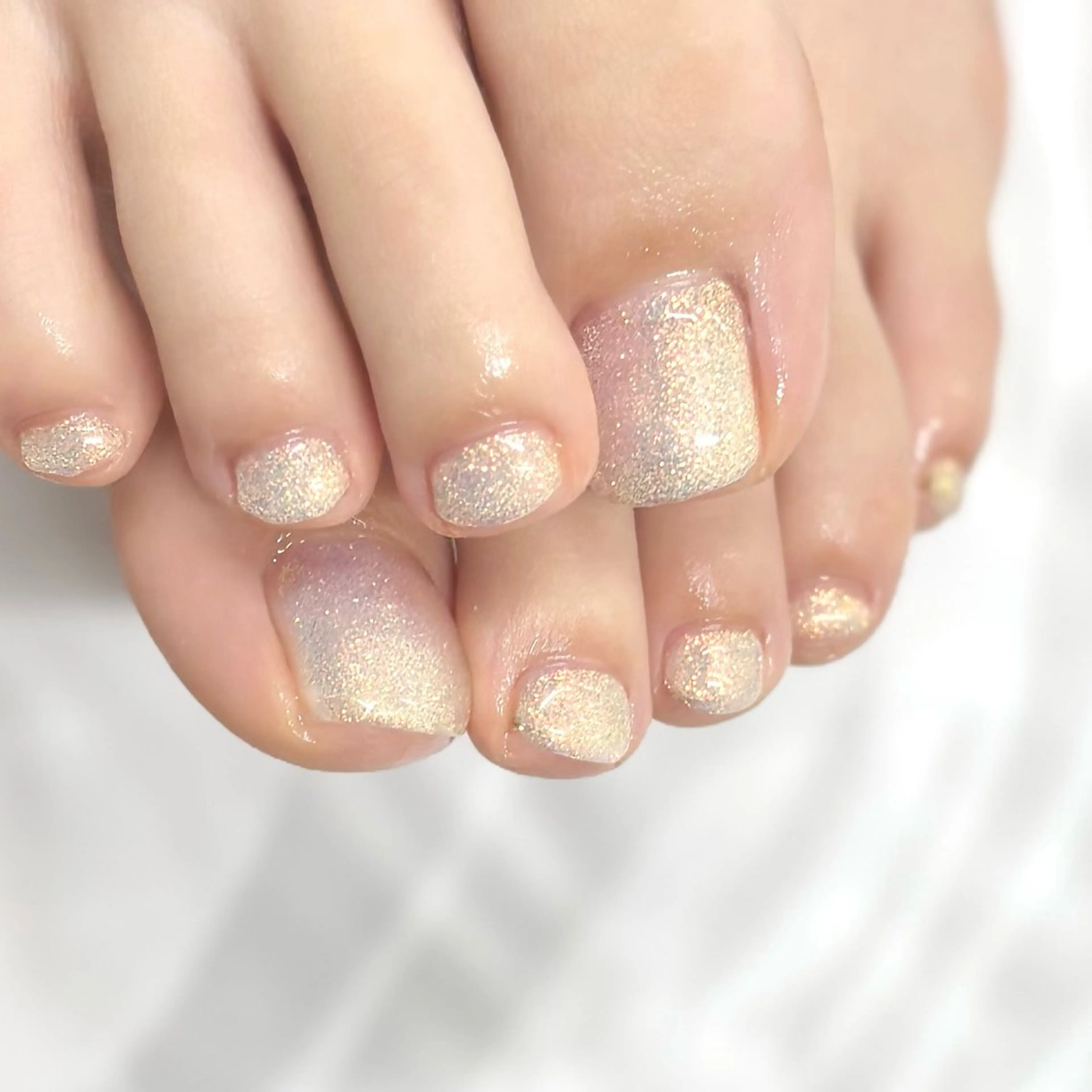 オフ無🫧角質ケア＋フットネイル👣シンプルコース　90分￥8830の写真