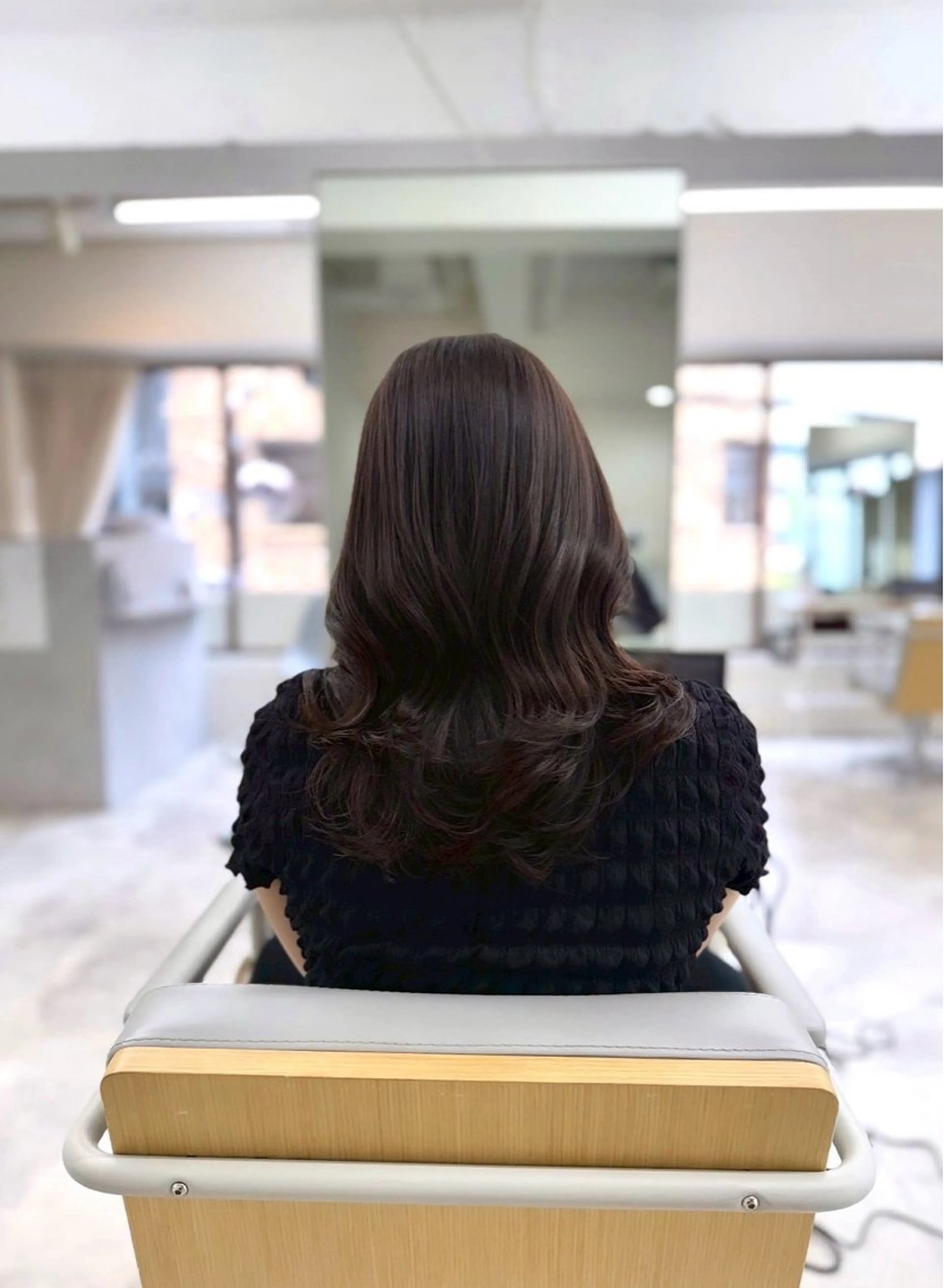 ロング カラー ブラウンカラー ダークブラウン ヘアカラー トリートメント 髪質改善Acero. shoyaのヘアスタイル