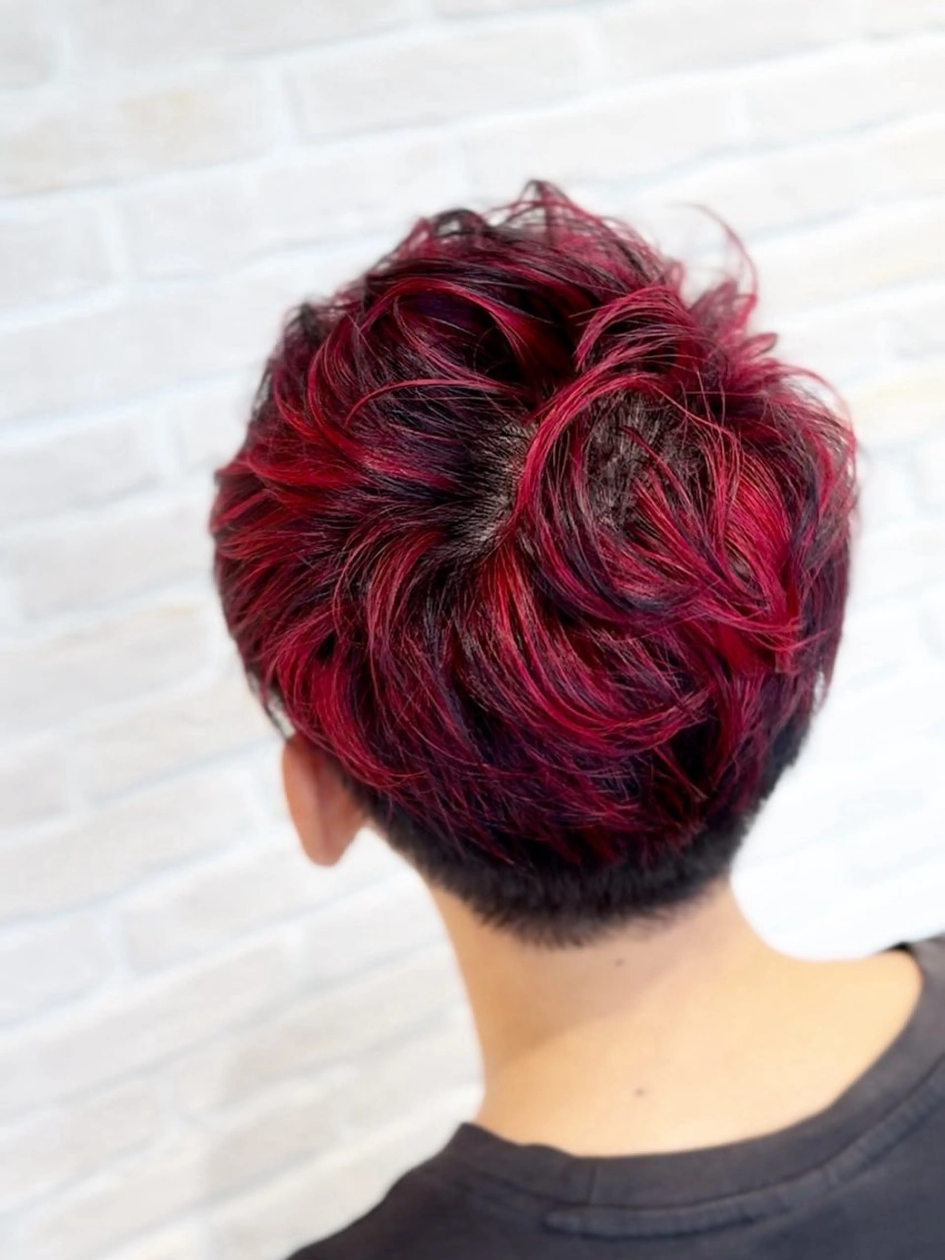 ショート カラー メンズ デザインカラー an-t BRANCHE所属・おお さんのヘアスタイル