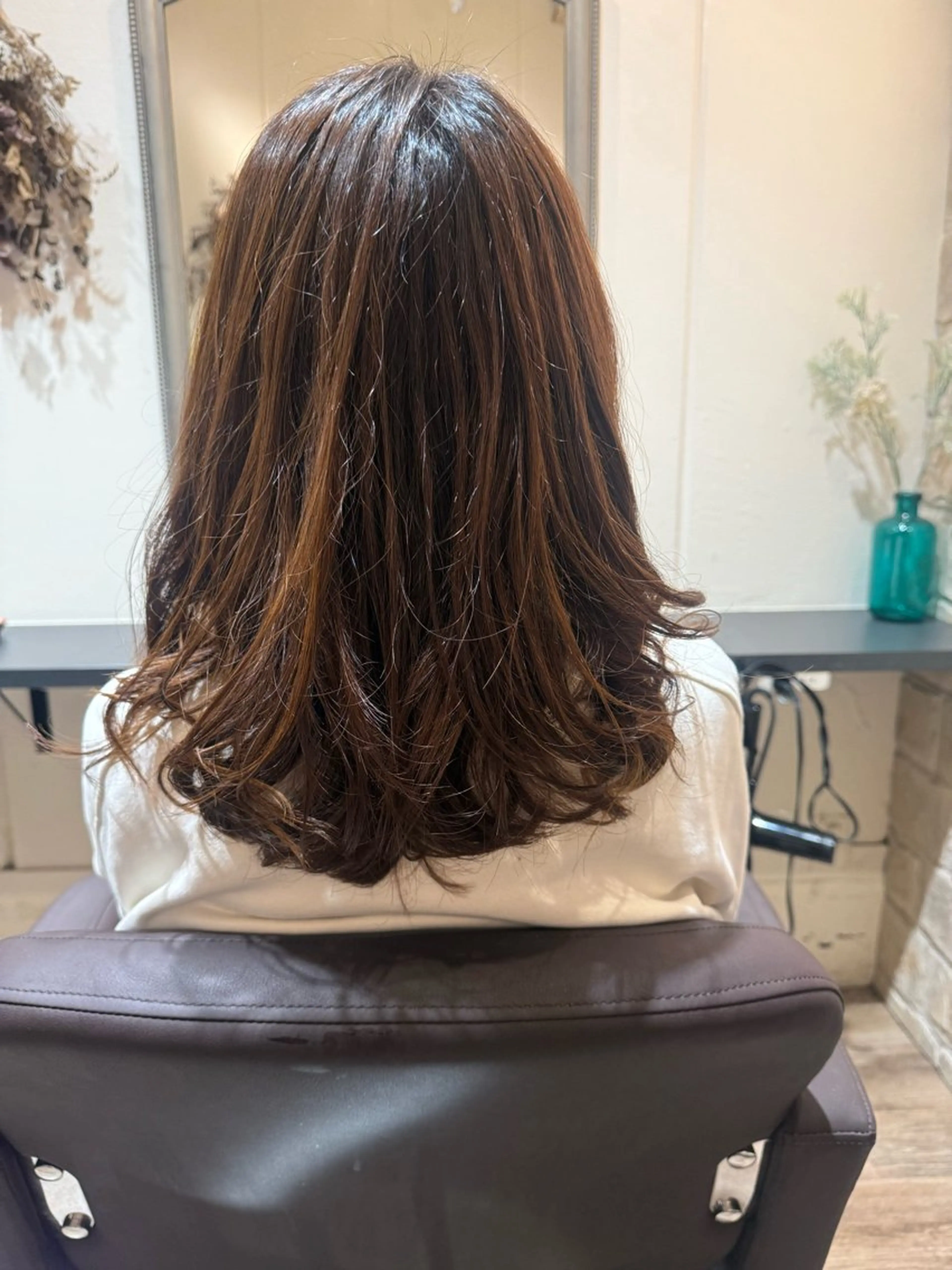 パーマ 𝐇𝐚𝐢𝐫 𝐌𝐚𝐤𝐞 𝐂𝐎𝐌𝐇𝐄𝐀𝐑𝐄𝐒所属・🎀えりな🎀 モデル募集中🎀のヘアスタイル