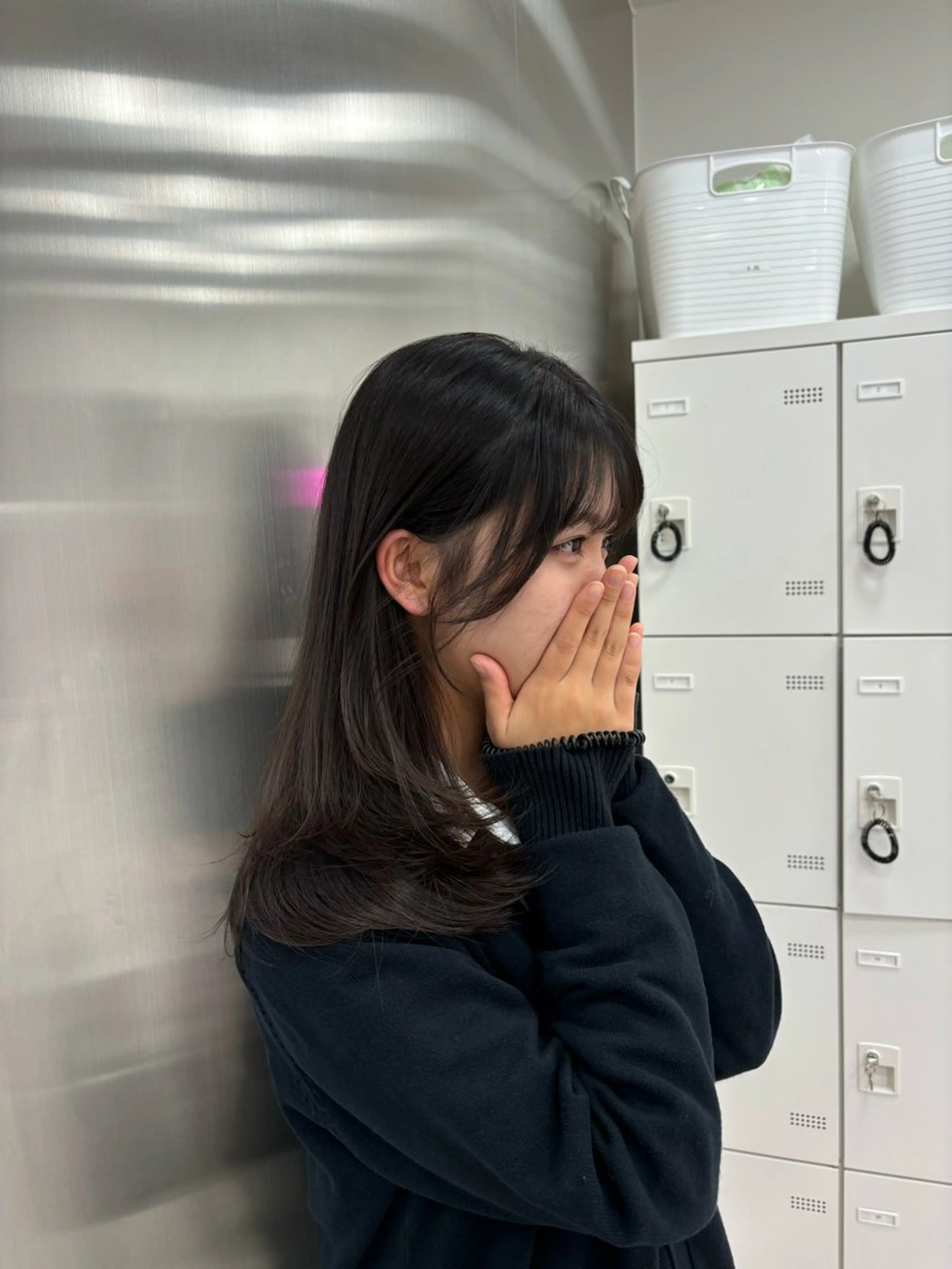 ロング カット トリートメント ヘッドスパ ヘアセット 表参道ハッシュカット レイヤー/リノンのヘアスタイル