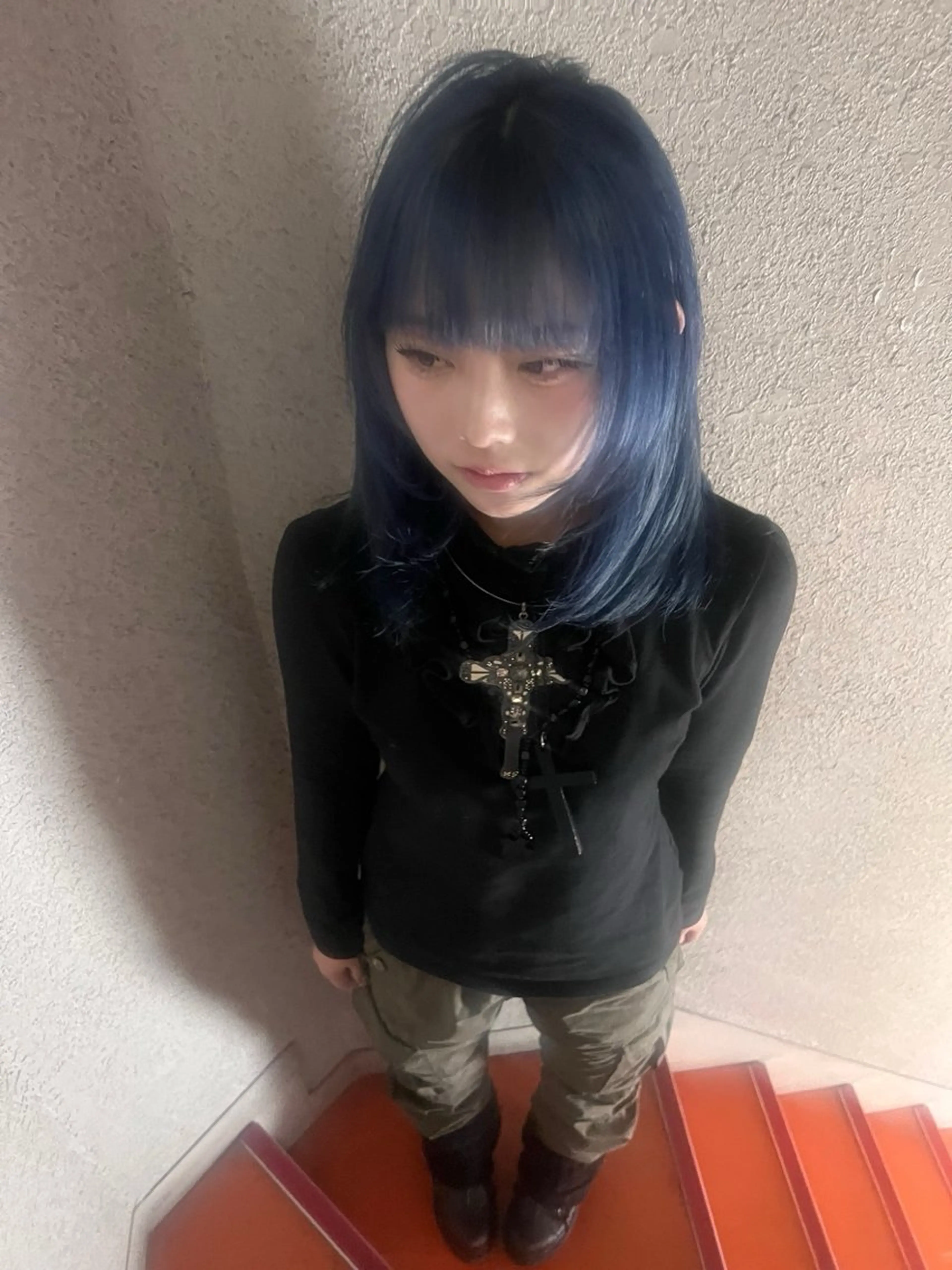 ミディアム ヘアカラー AIRA/ブリーチ ‪/透明感カラーのヘアスタイル