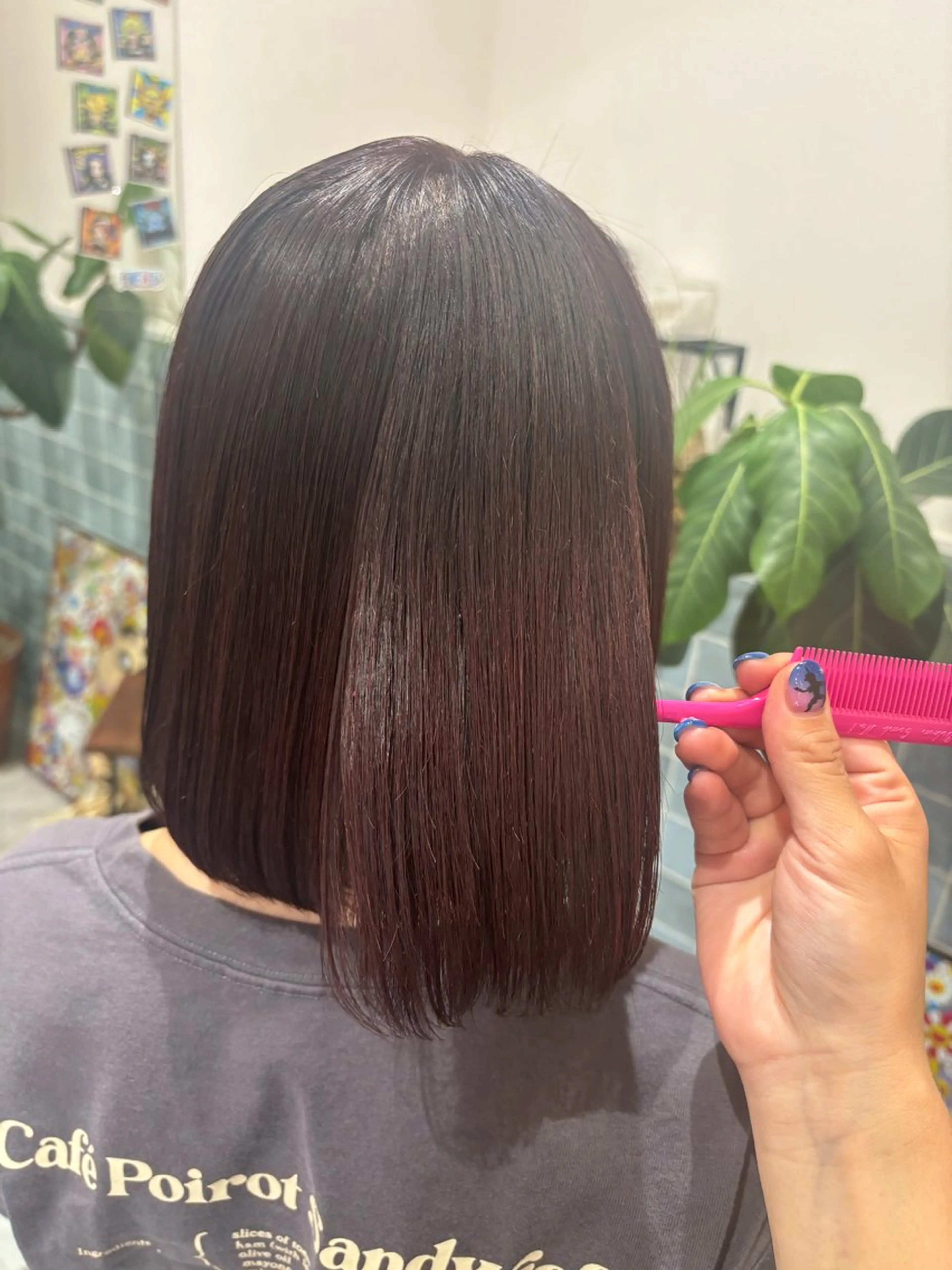 🍎カラーモデル🍎チェリーレッド🍒/クイックトリートメント🧴🫧の写真