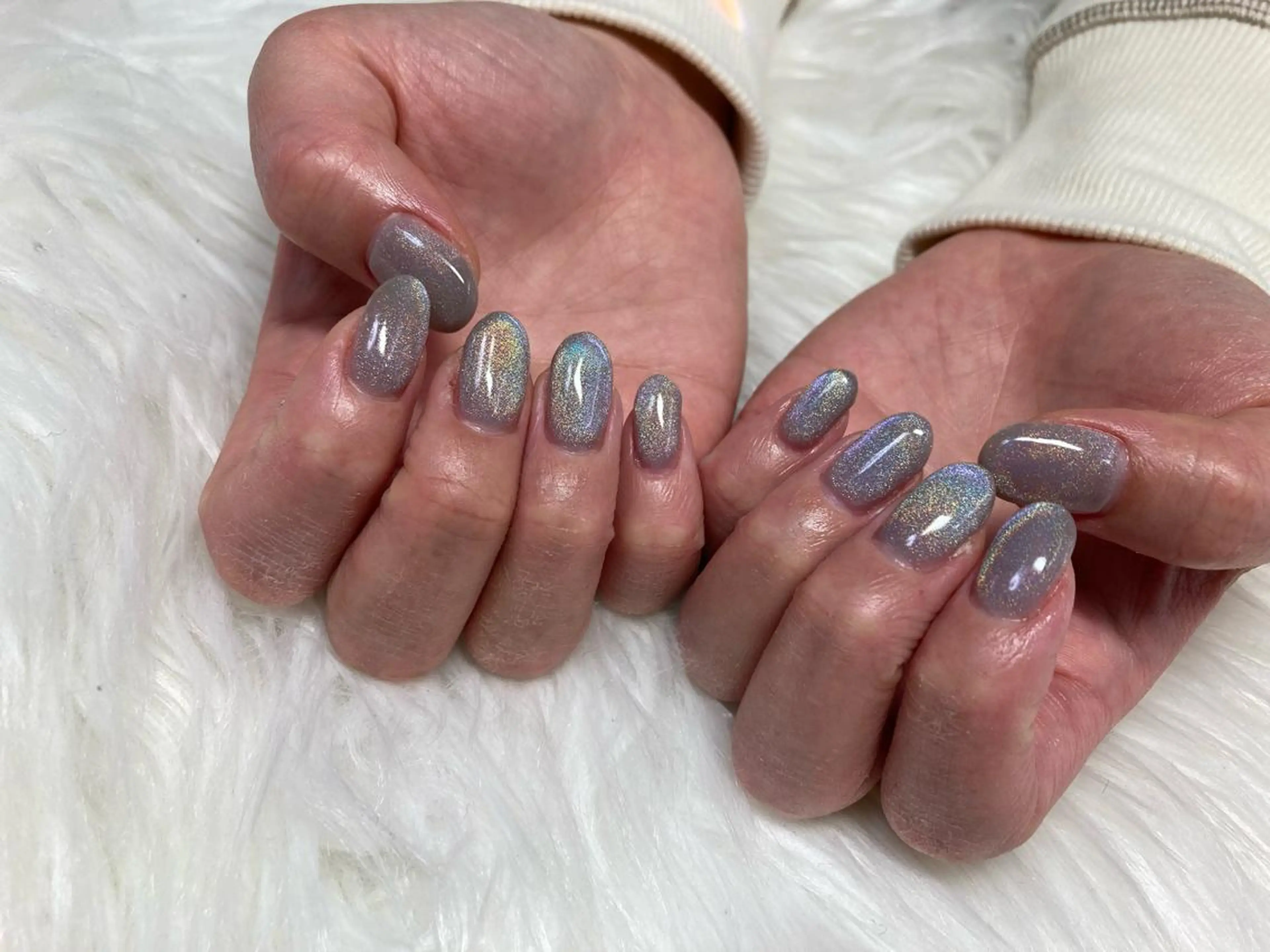 ミディアム ネイル マグネットネイル nail yukkoのネイルデザイン