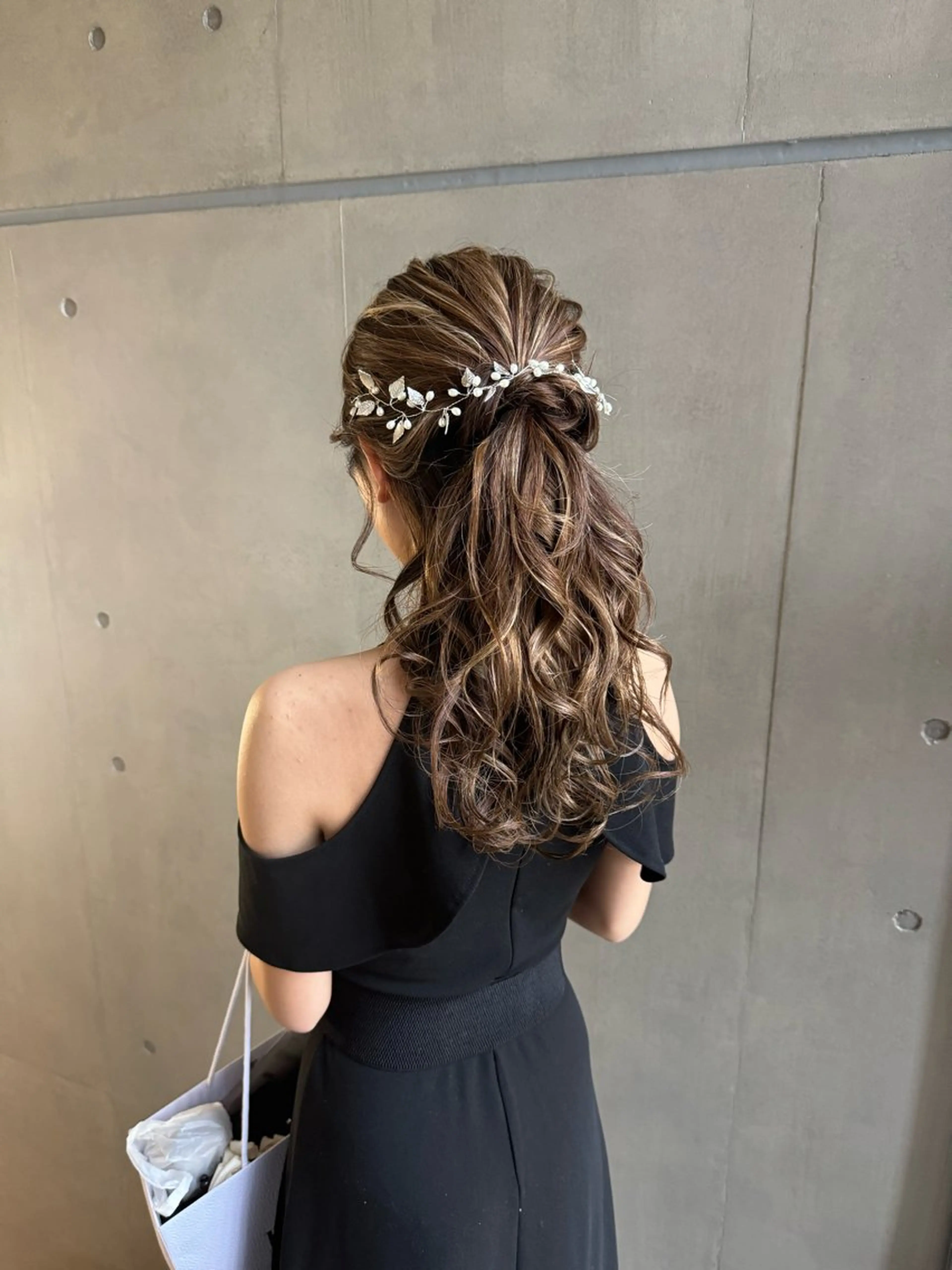 セミロング ヘアセット 透明感カラー🪡🤍 nanao🤍🪡のヘアスタイル