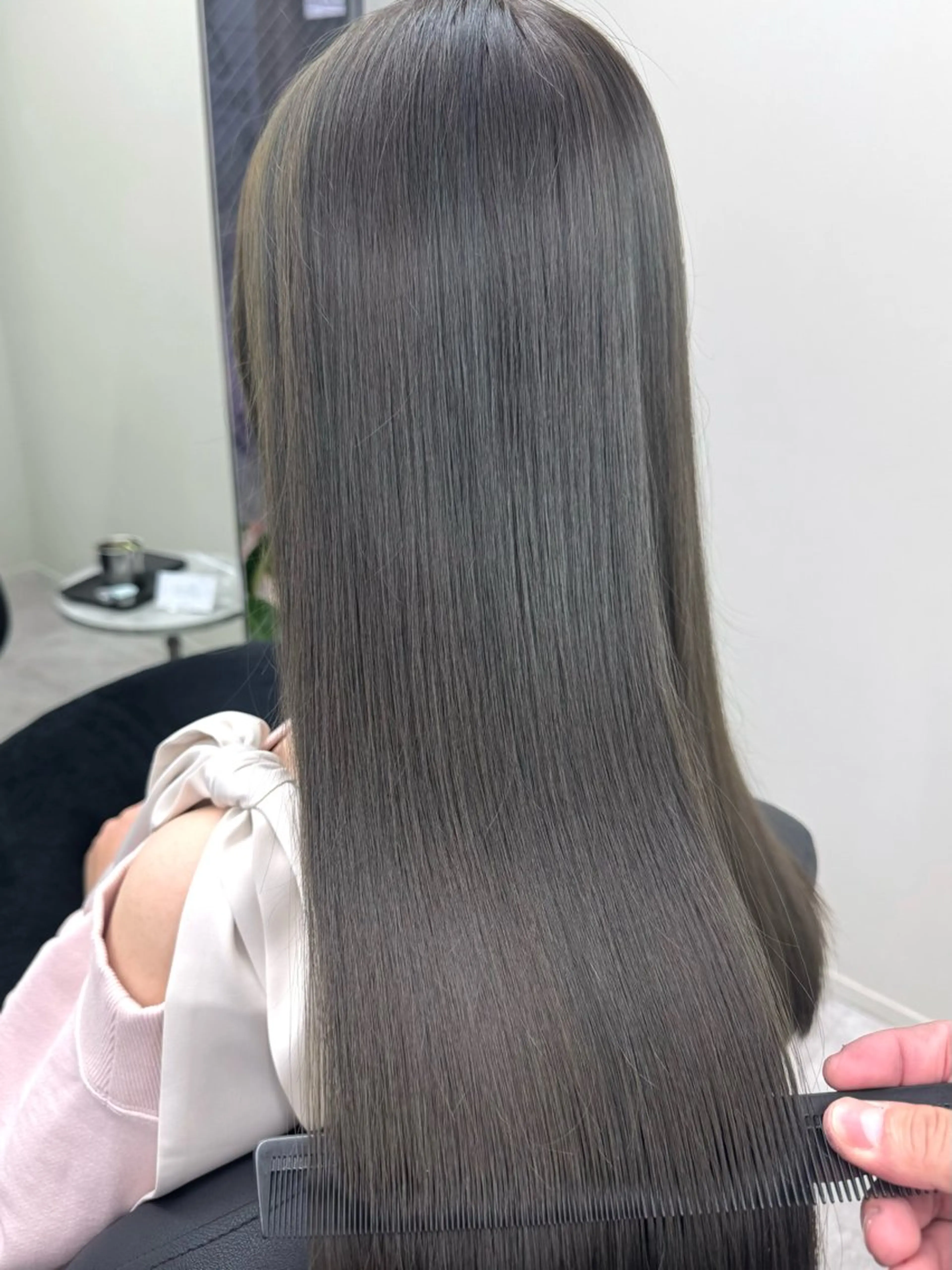 ロング カラー Ardore 韓国風カラー大阪のヘアスタイル