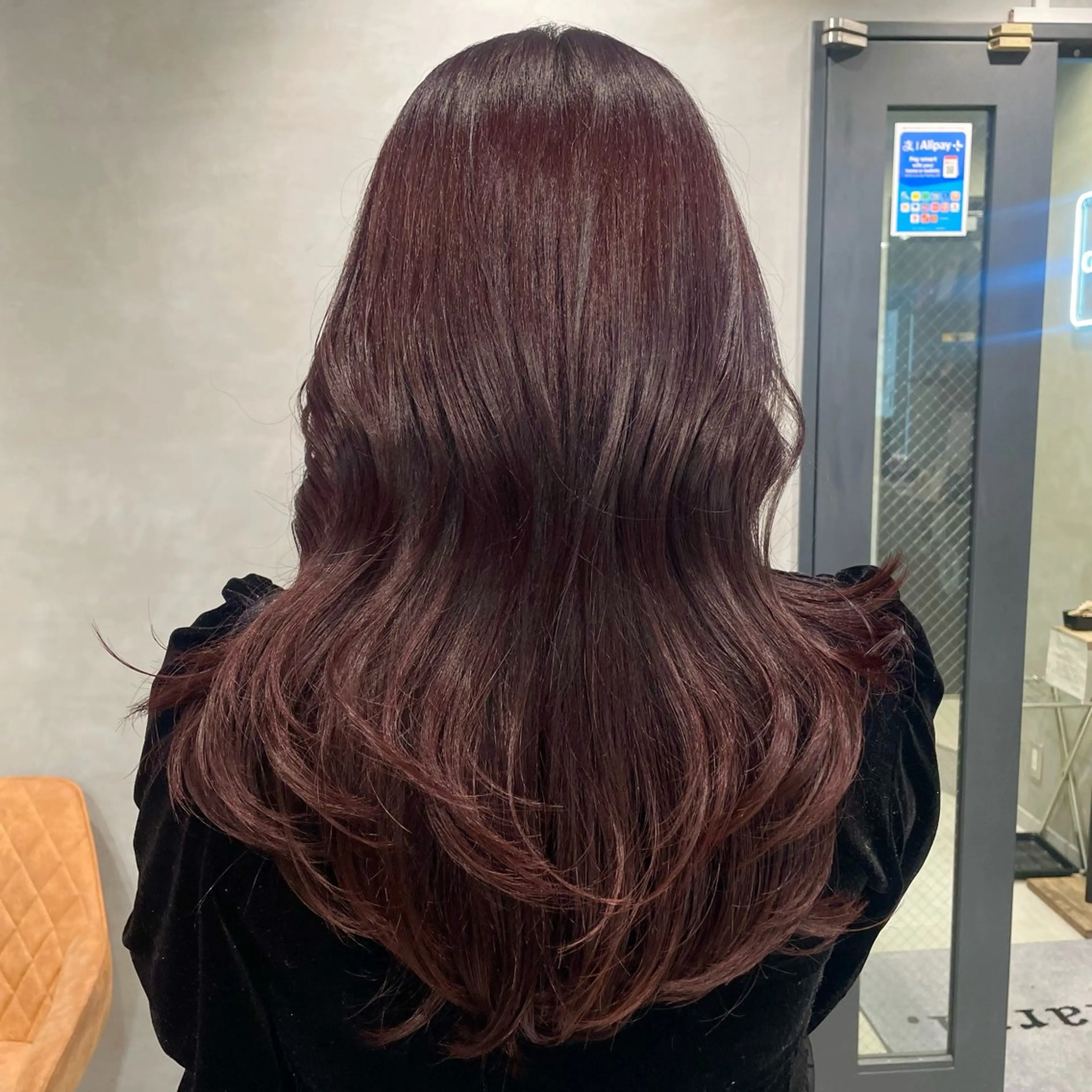 ロング カラー ヘアカラー ヘッドスパ ヘアセット 暖色レイヤー 🥀REIRIのヘアスタイル