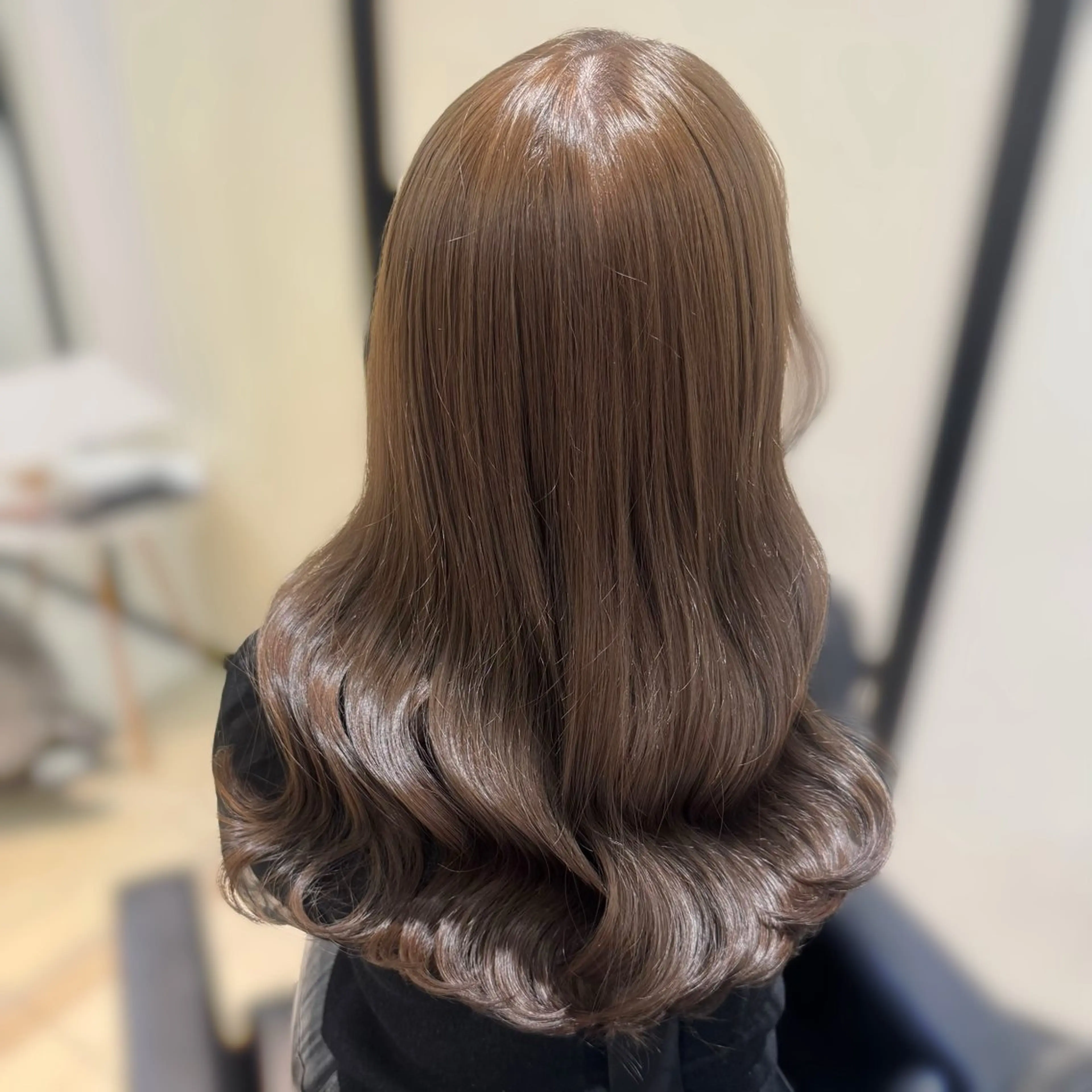 ロング カラー ベージュカラー ブリーチ ブリーチなしカラー カット ヘアカラー トリートメント ブリーチなしカラー kana🐱のヘアスタイル