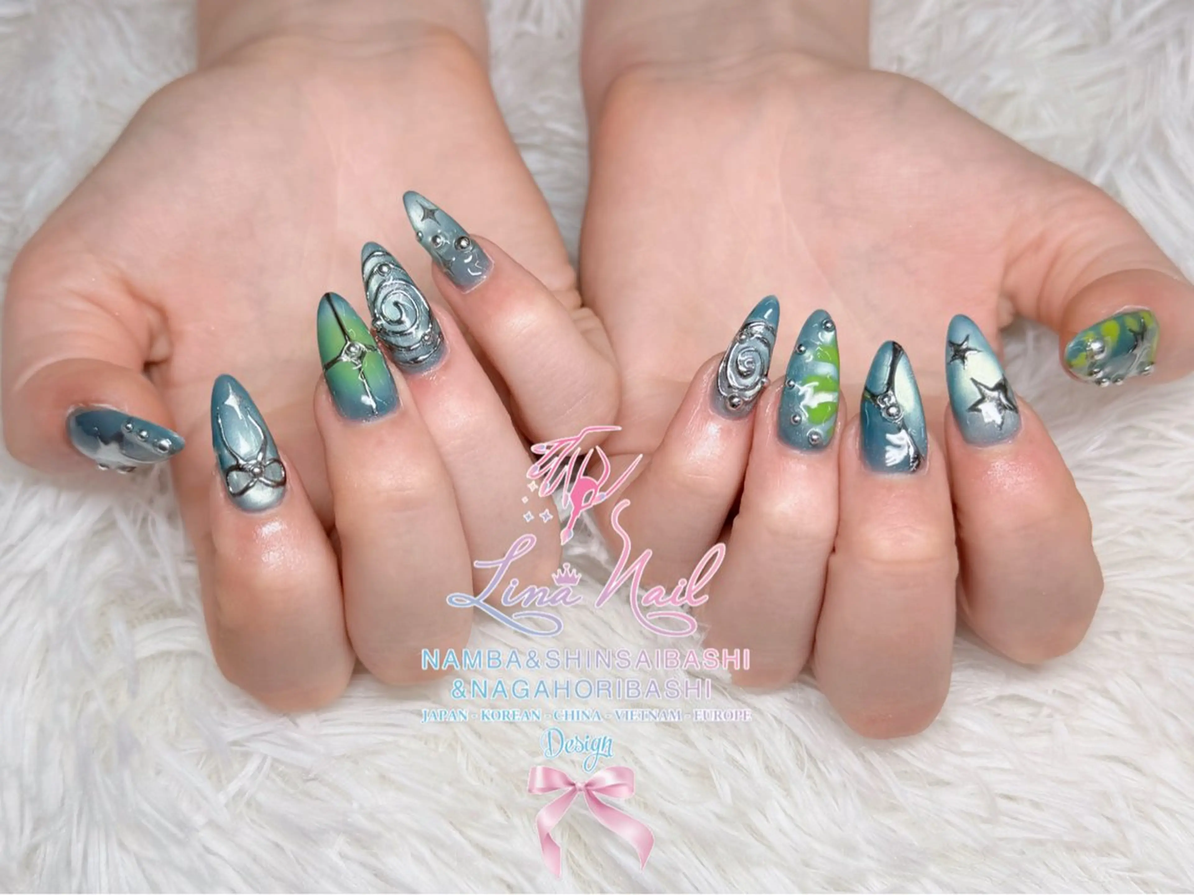 ネイル フットネイル ジェルネイル 持ち込み ネイルチップ ハンドネイル リナネイル 長堀橋店／東心斎橋店のネイルデザイン