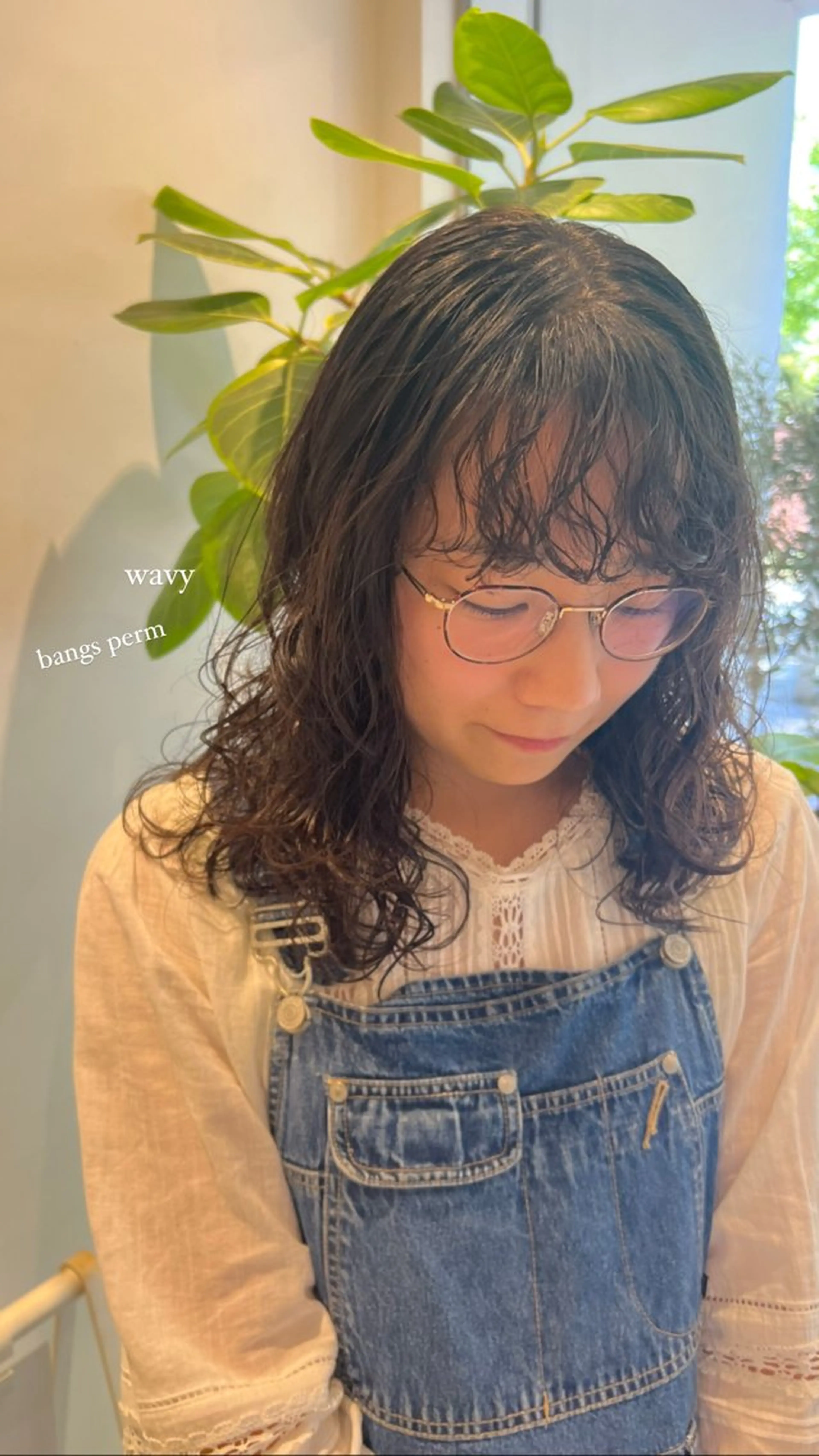 前髪パーマ＋カット📋の写真