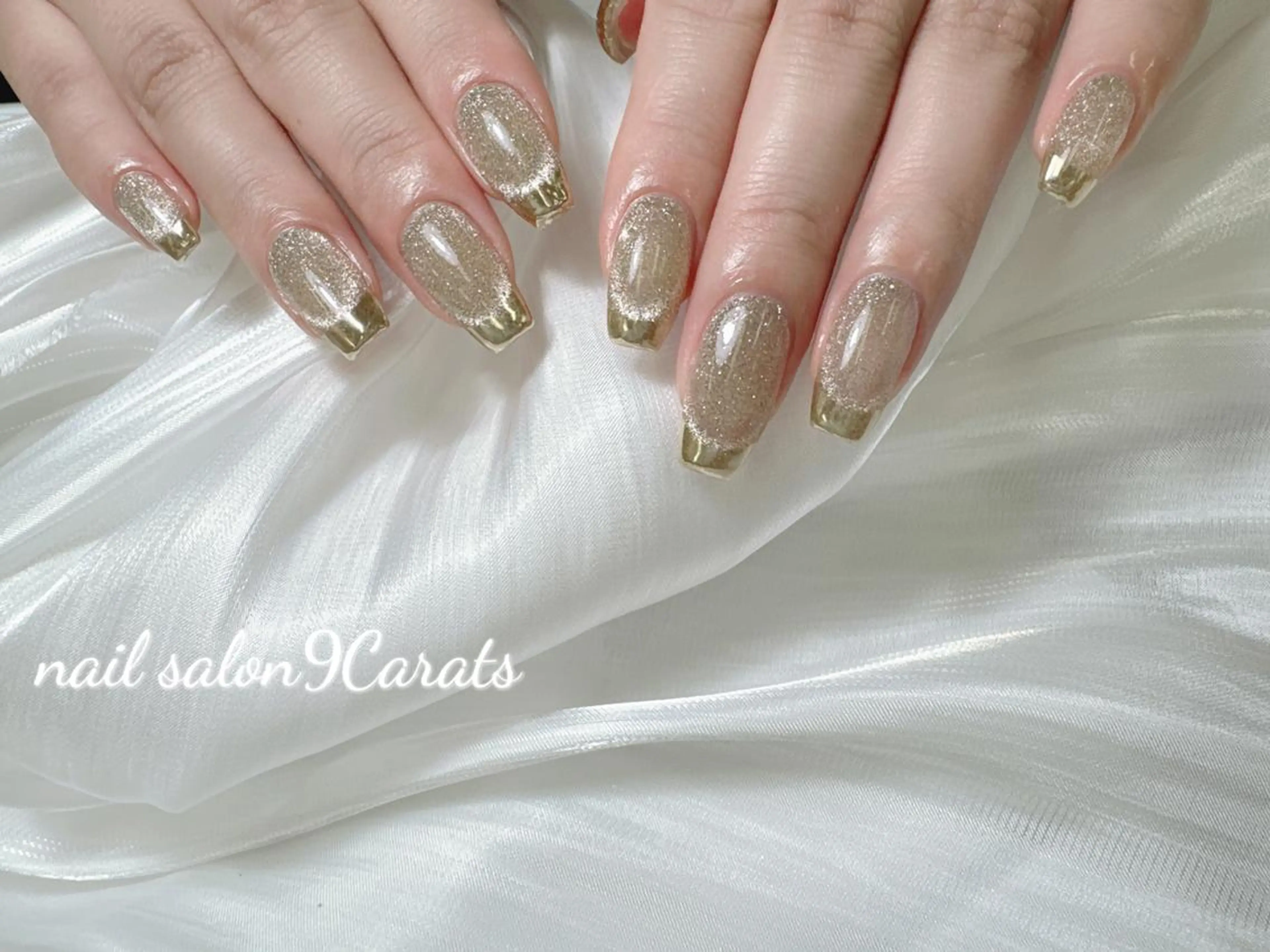 ネイル 💜ワンホンネイル ナインカラット💎のネイルデザイン