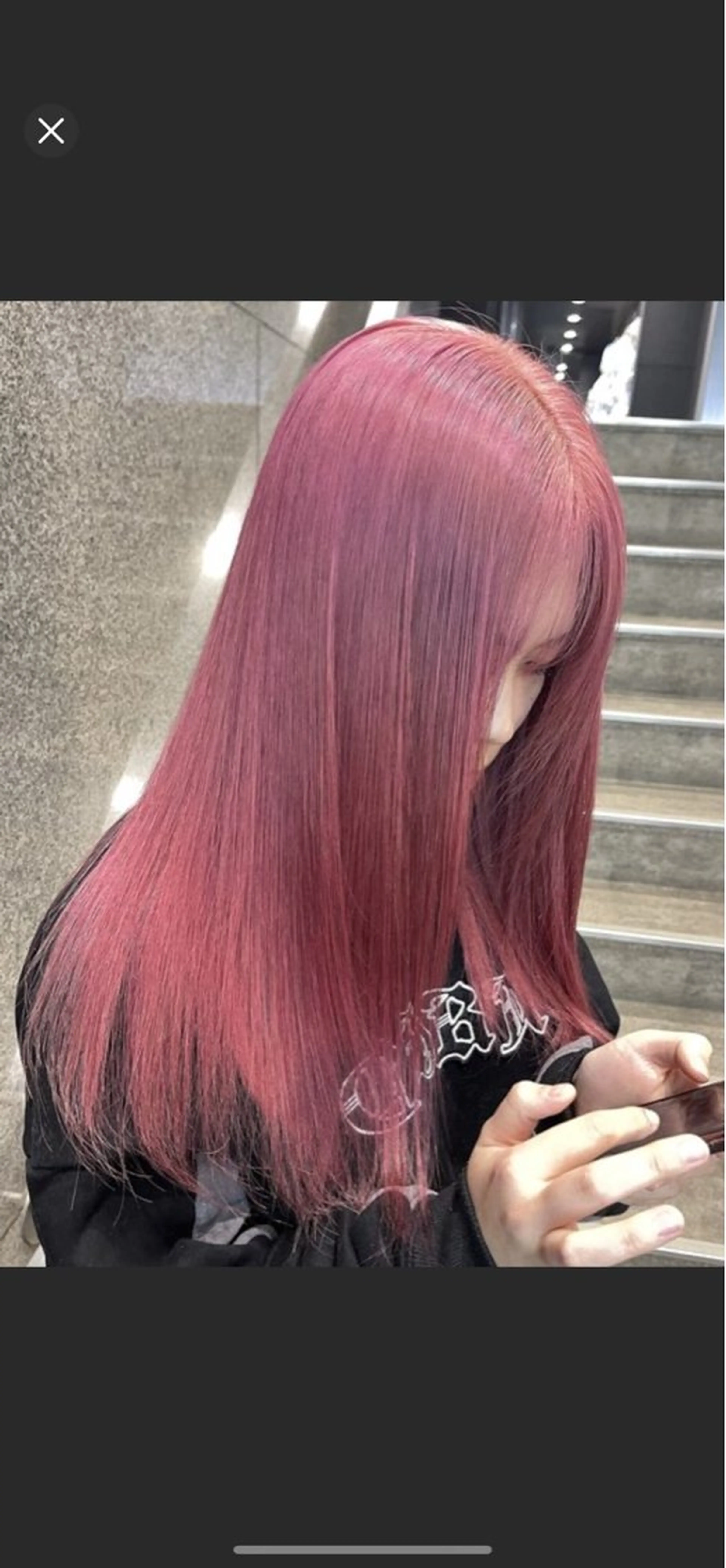 ロング カラー GATE.所属・シマヅ タイジのヘアスタイル