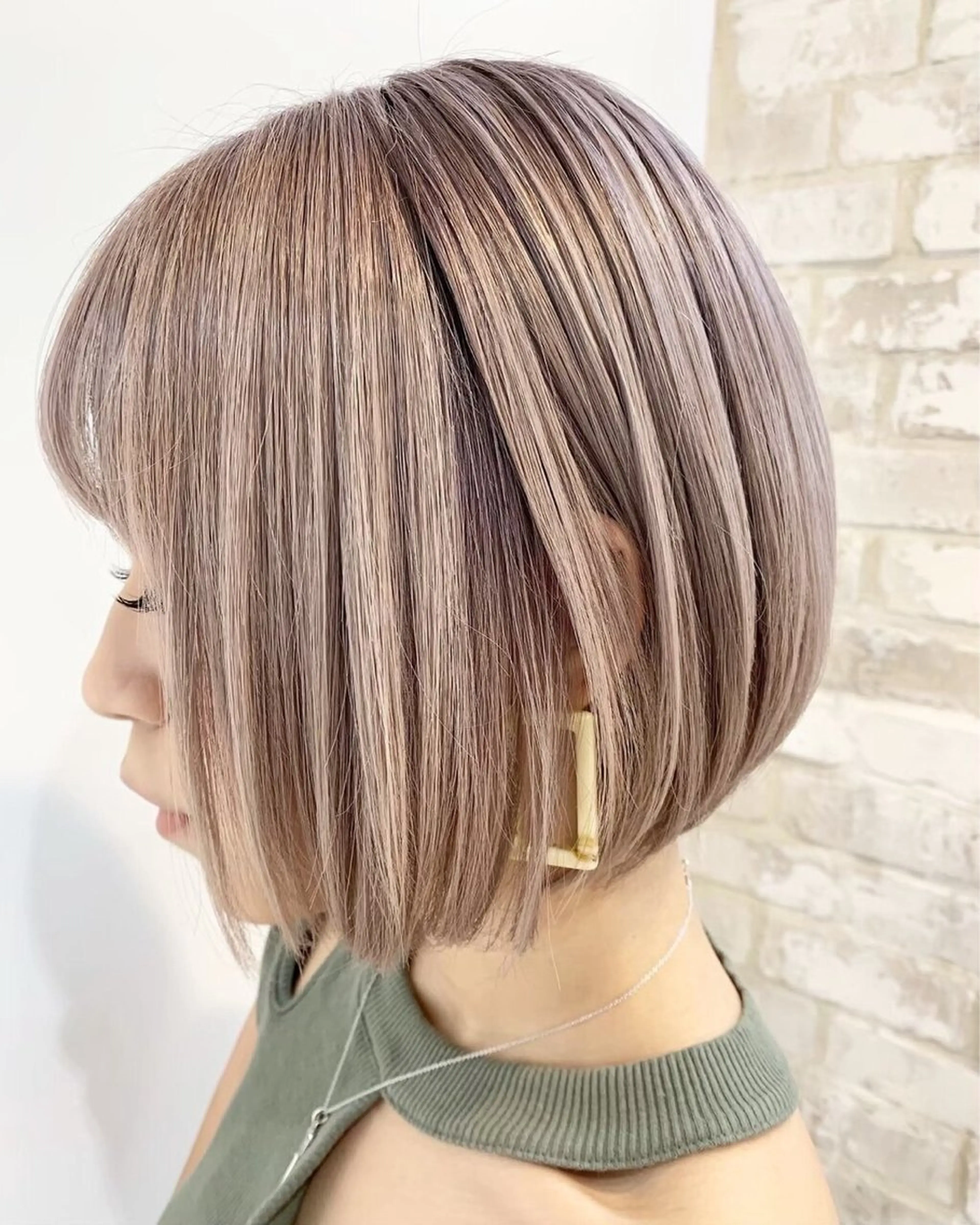 ショート カラー ボブ・パーマ特化 🌟フジタのヘアスタイル