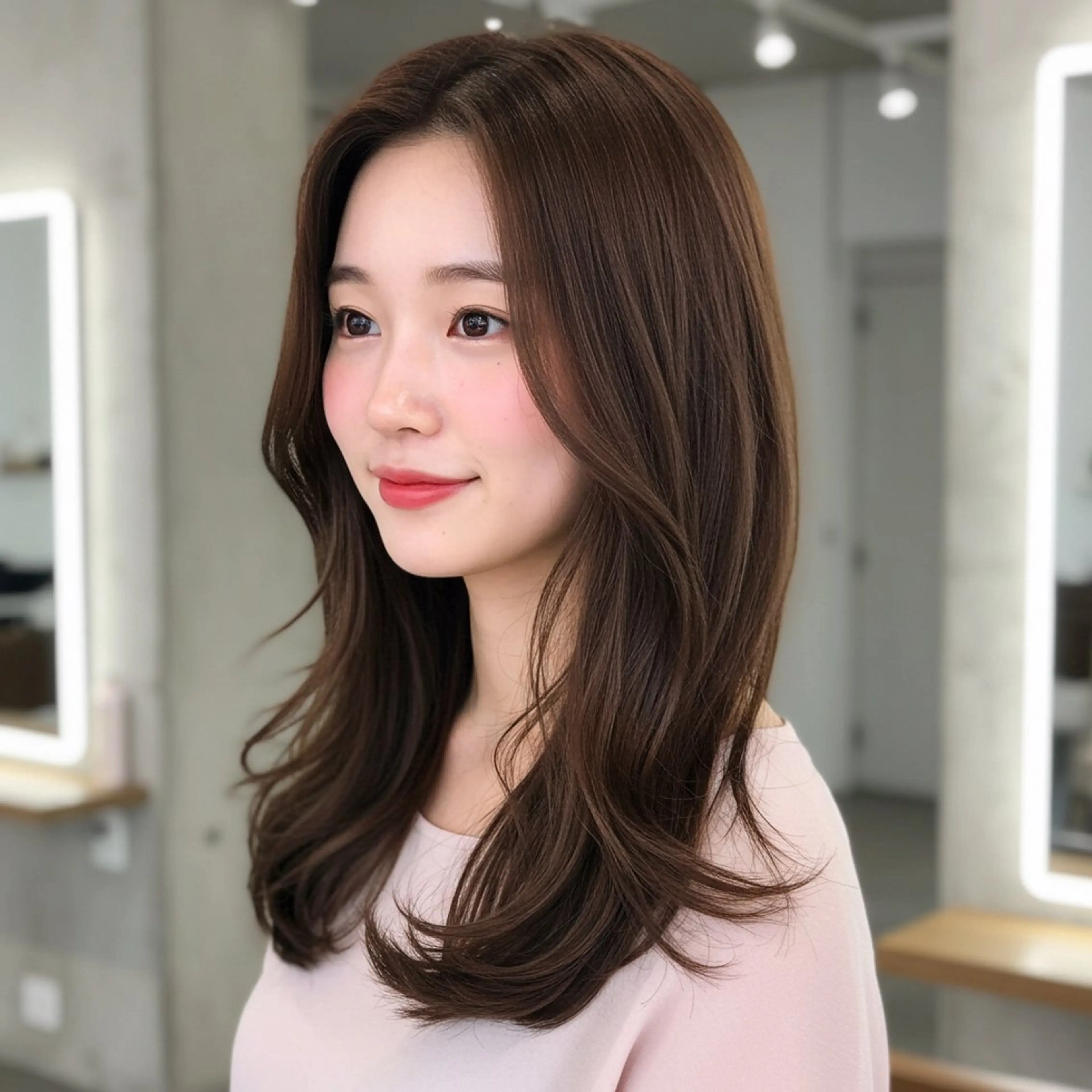 ロング 似合わせボブ✖️ 韓国レイヤー✨小関のヘアスタイル