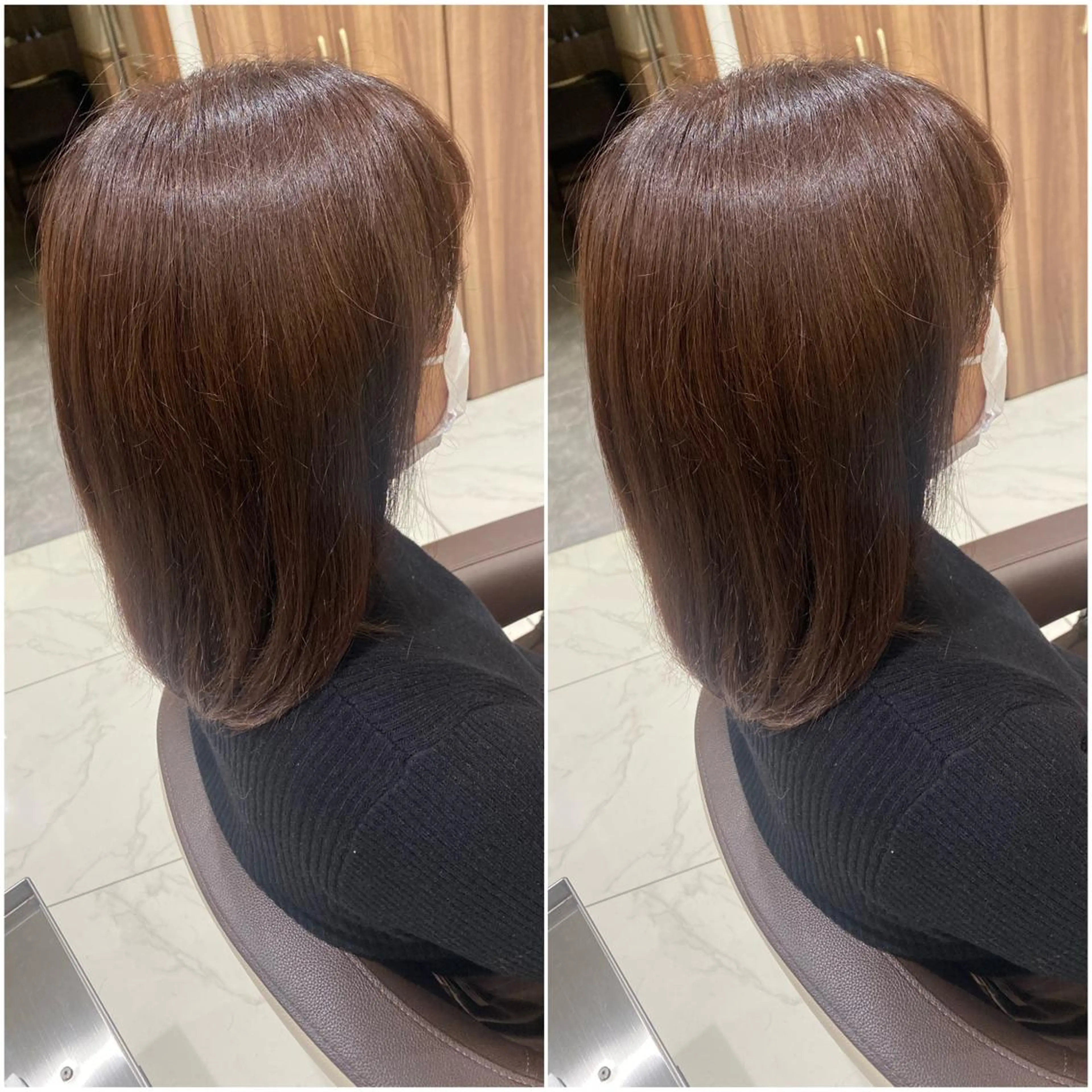 ミディアム カラー 全席個室　暖色カラー Zina松園優香🌸のヘアスタイル