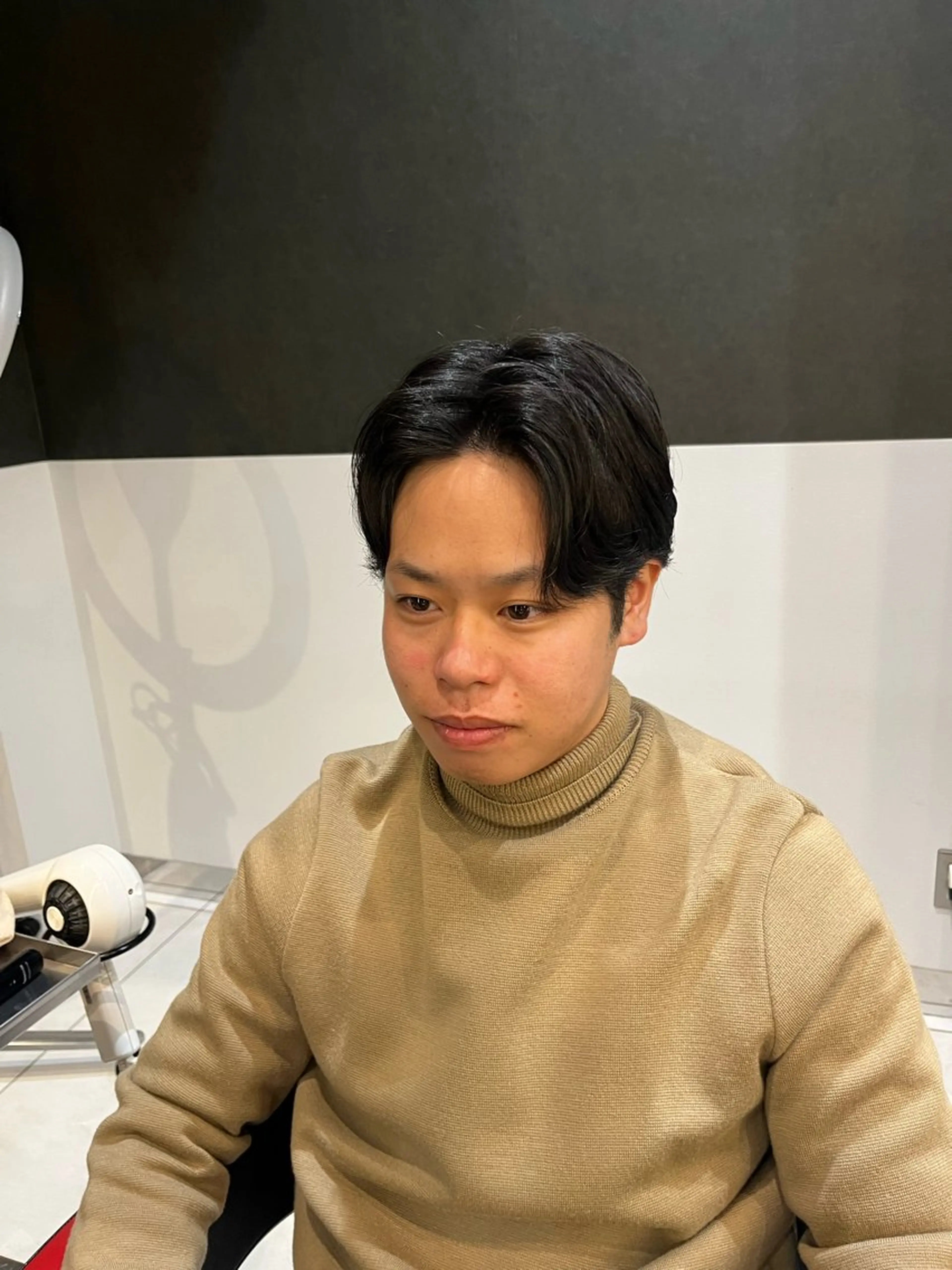 パーマ メンズ カット パーマ ボブパーマ/レイヤー カット/KINAMIのヘアスタイル