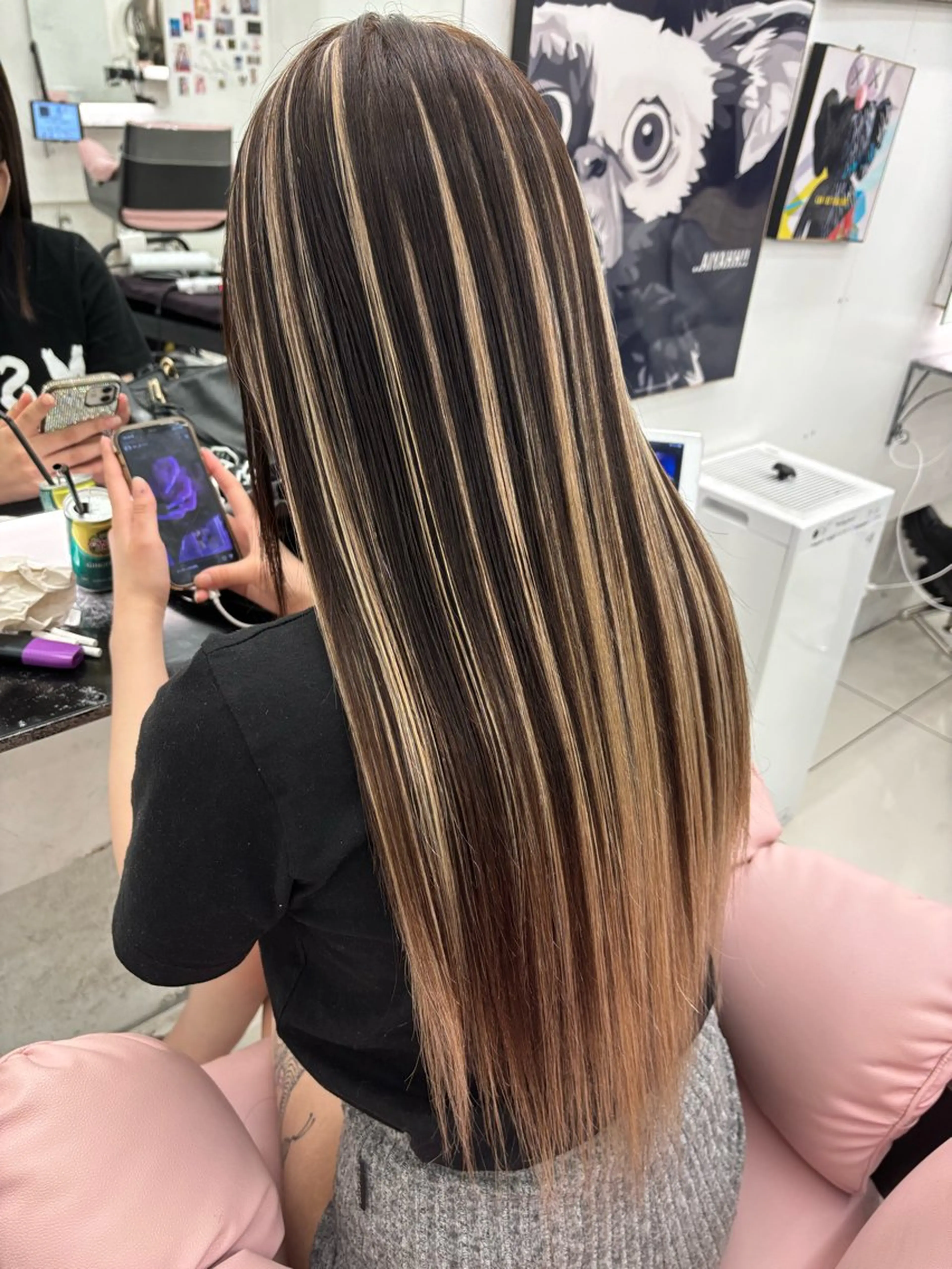 ロング エクステ 中村 海星のヘアスタイル