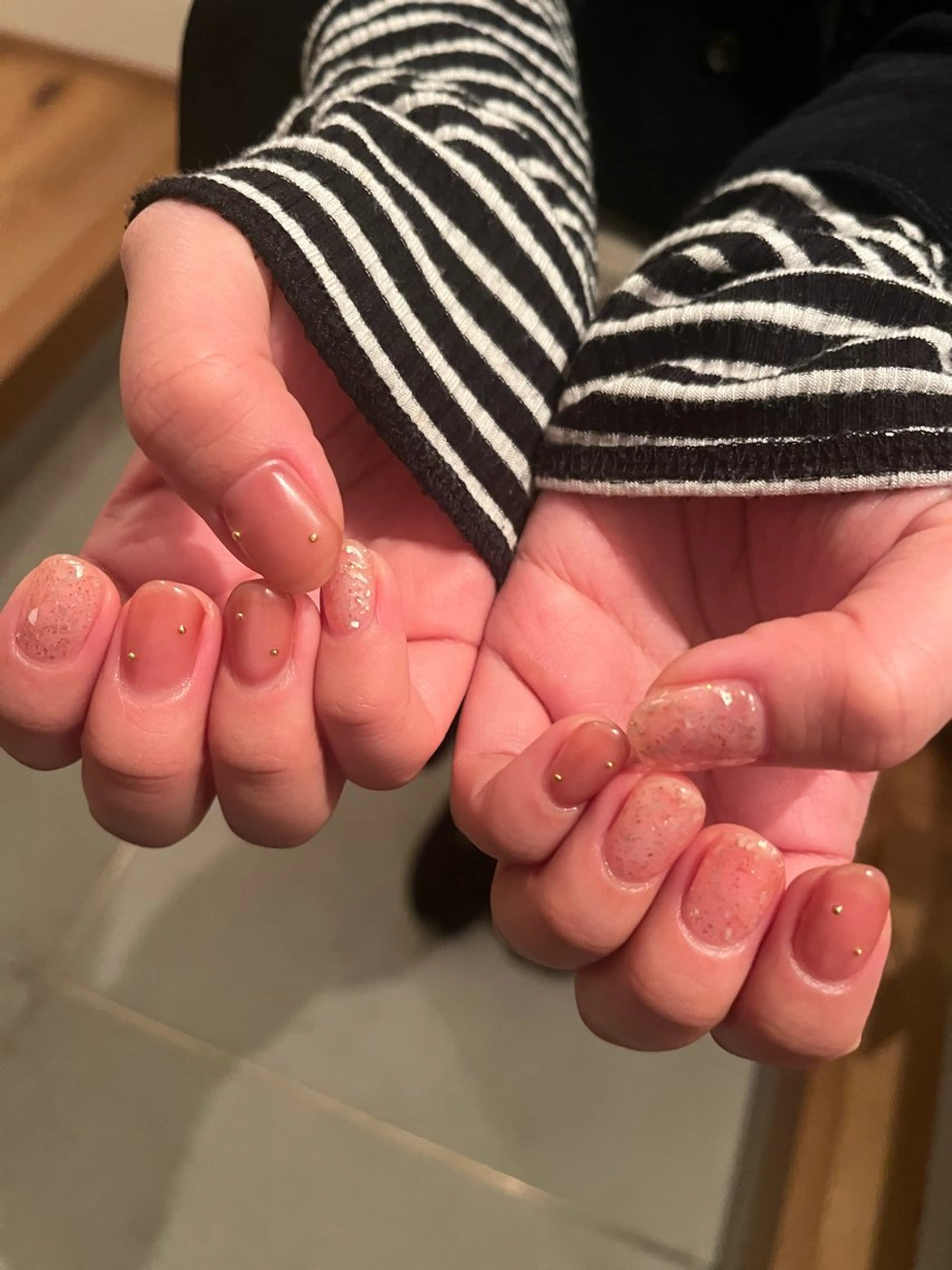 ネイル ピンク K Aのネイルデザイン