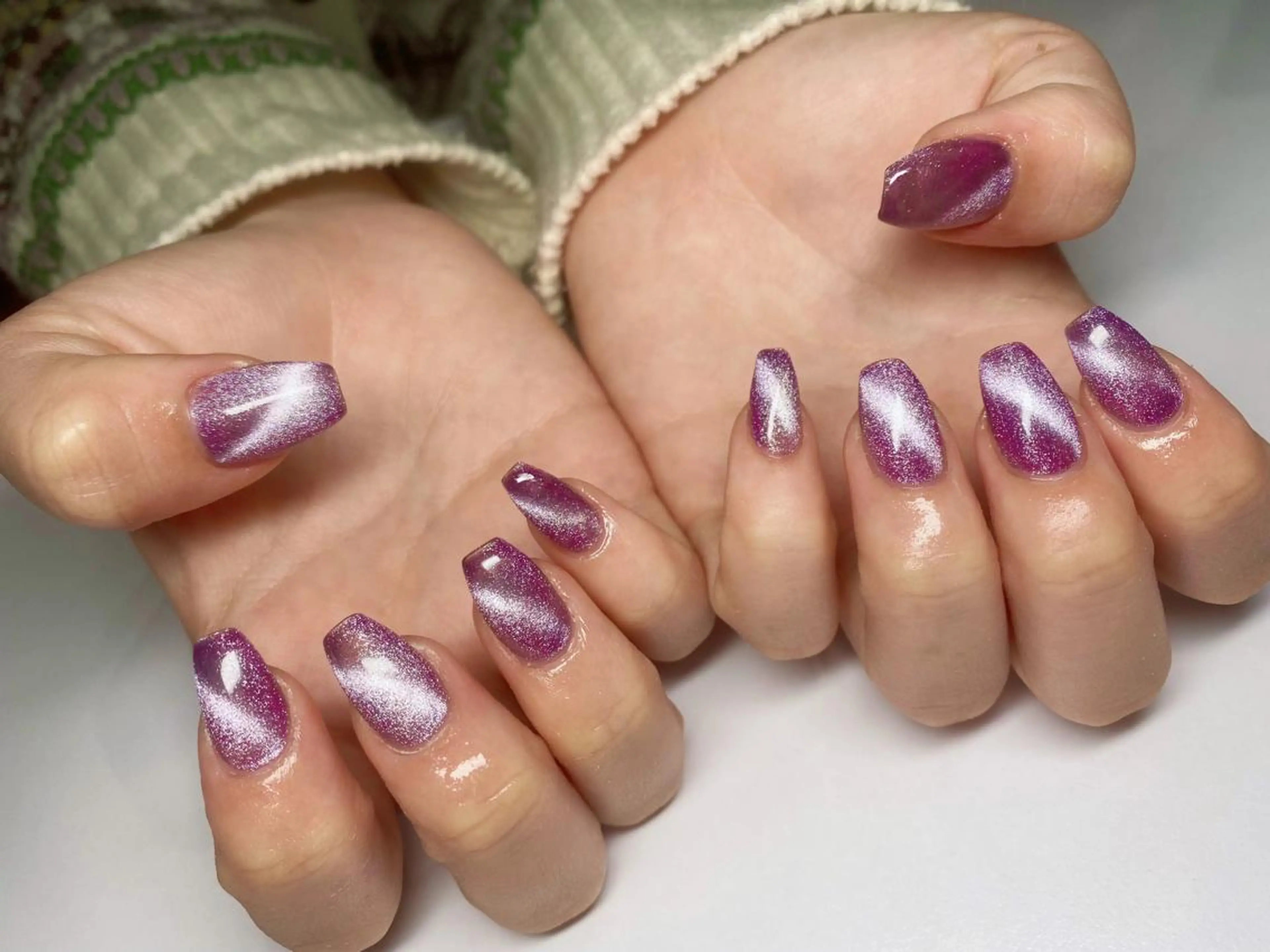 ネイル ハンドネイル 0203ムニムサン 💙Airiのネイルデザイン