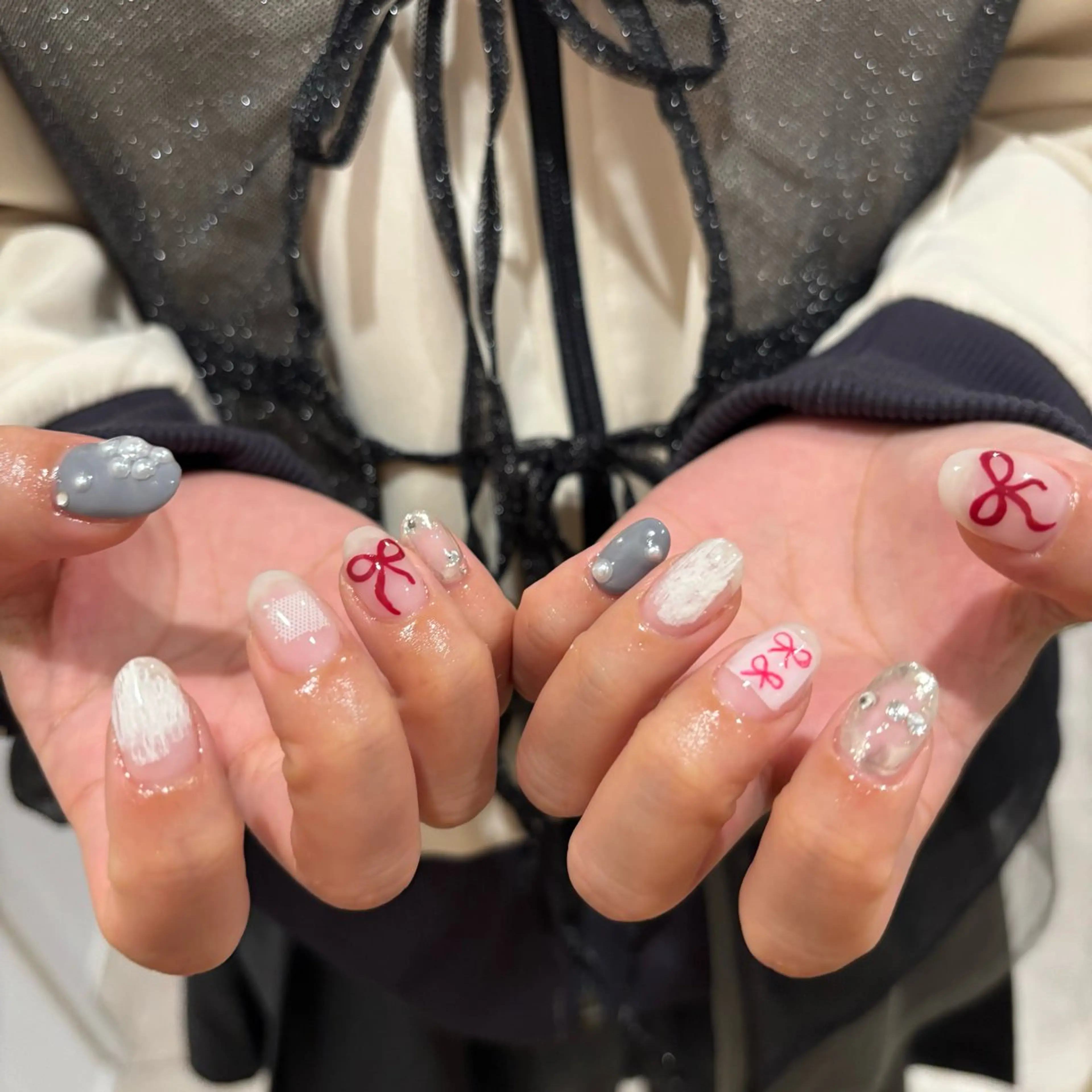 ネイル ハンドネイル nailsalon mooi.外苑前所属・-mooi.- M a h oのネイルデザイン