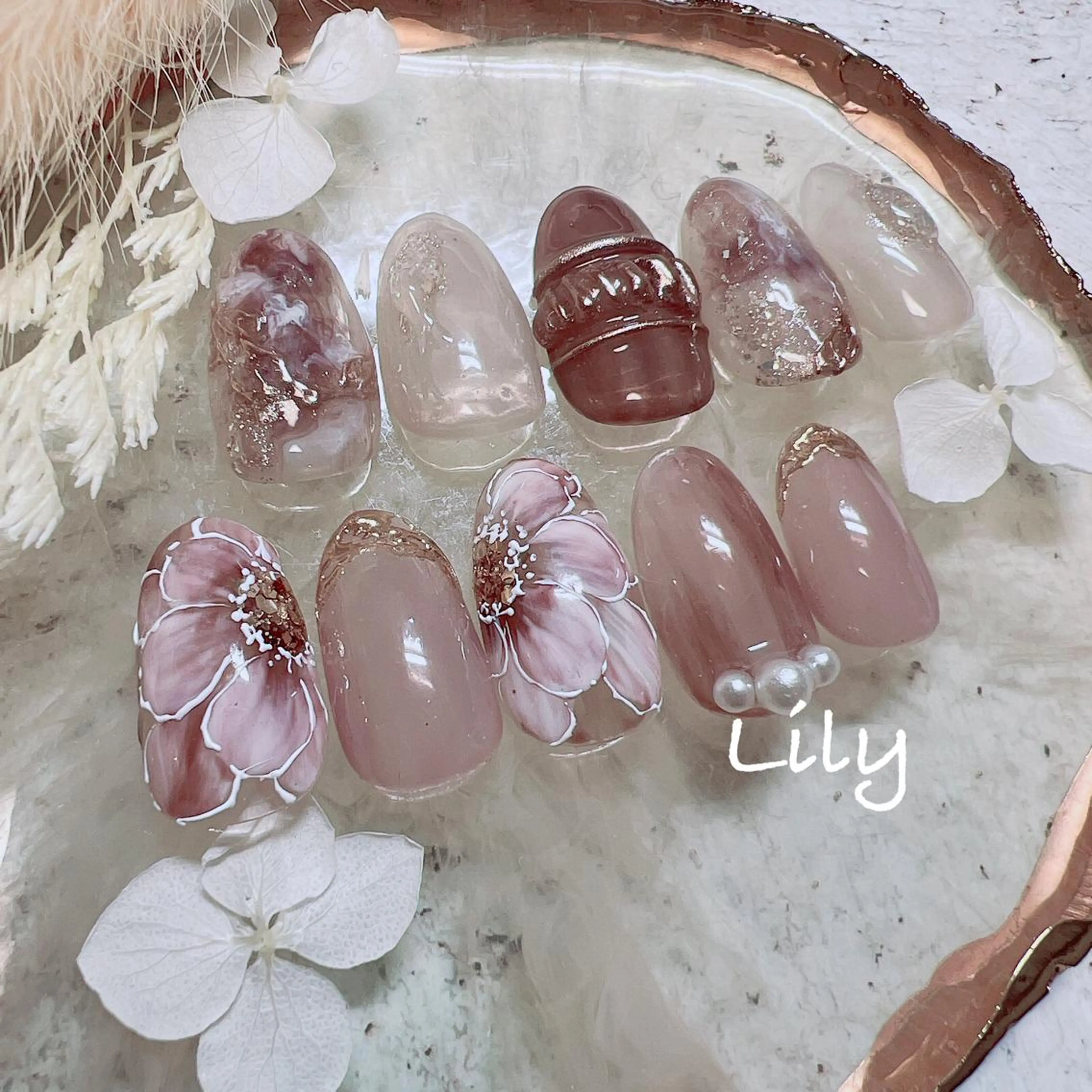 ネイル ハンドネイル Nailsalon Lilyのネイルデザイン