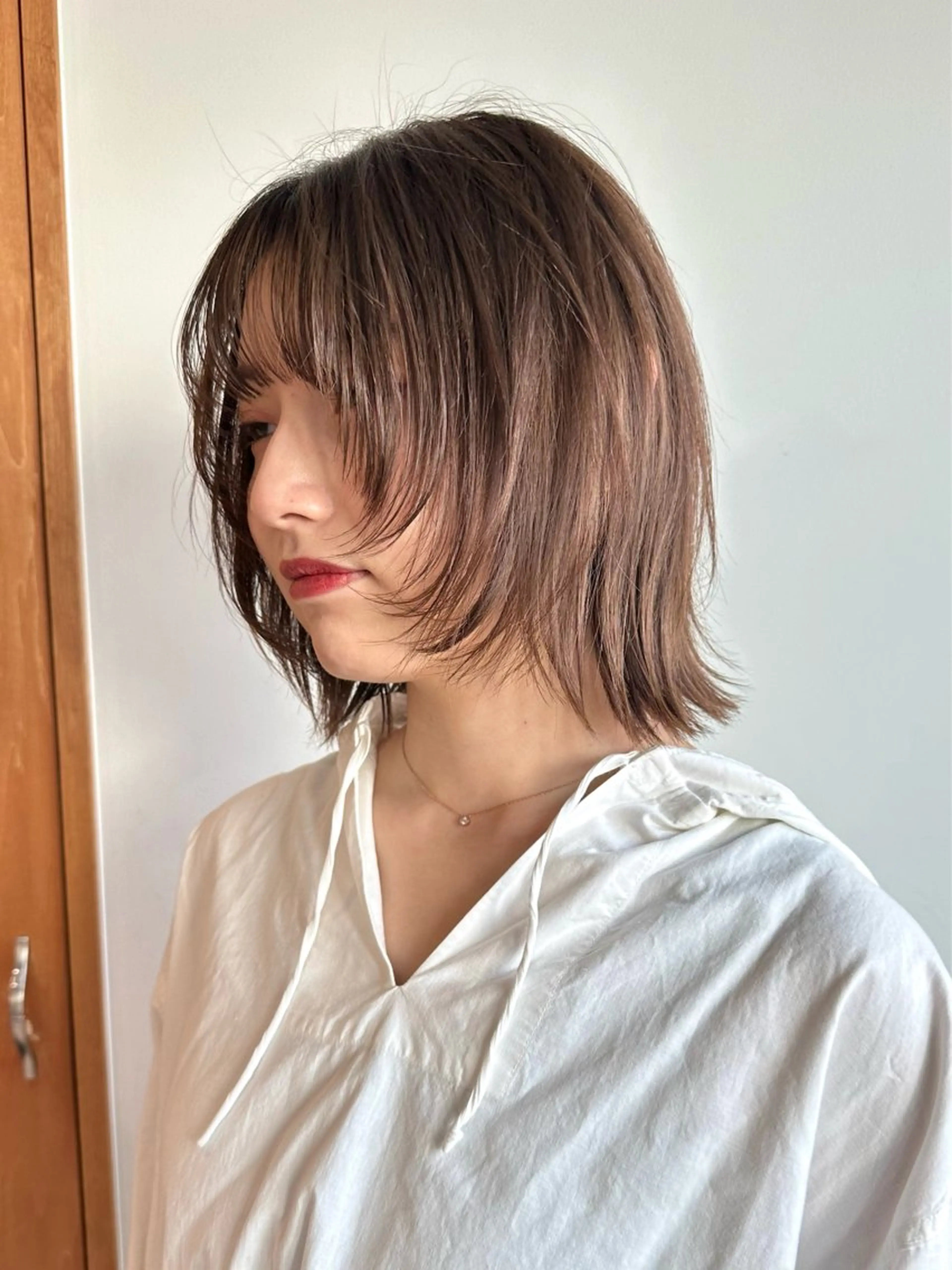 ミディアム sea by luvismけやき通り2号店所属・ボブ/ショート/ 縮毛矯正/岸本恭明のヘアスタイル