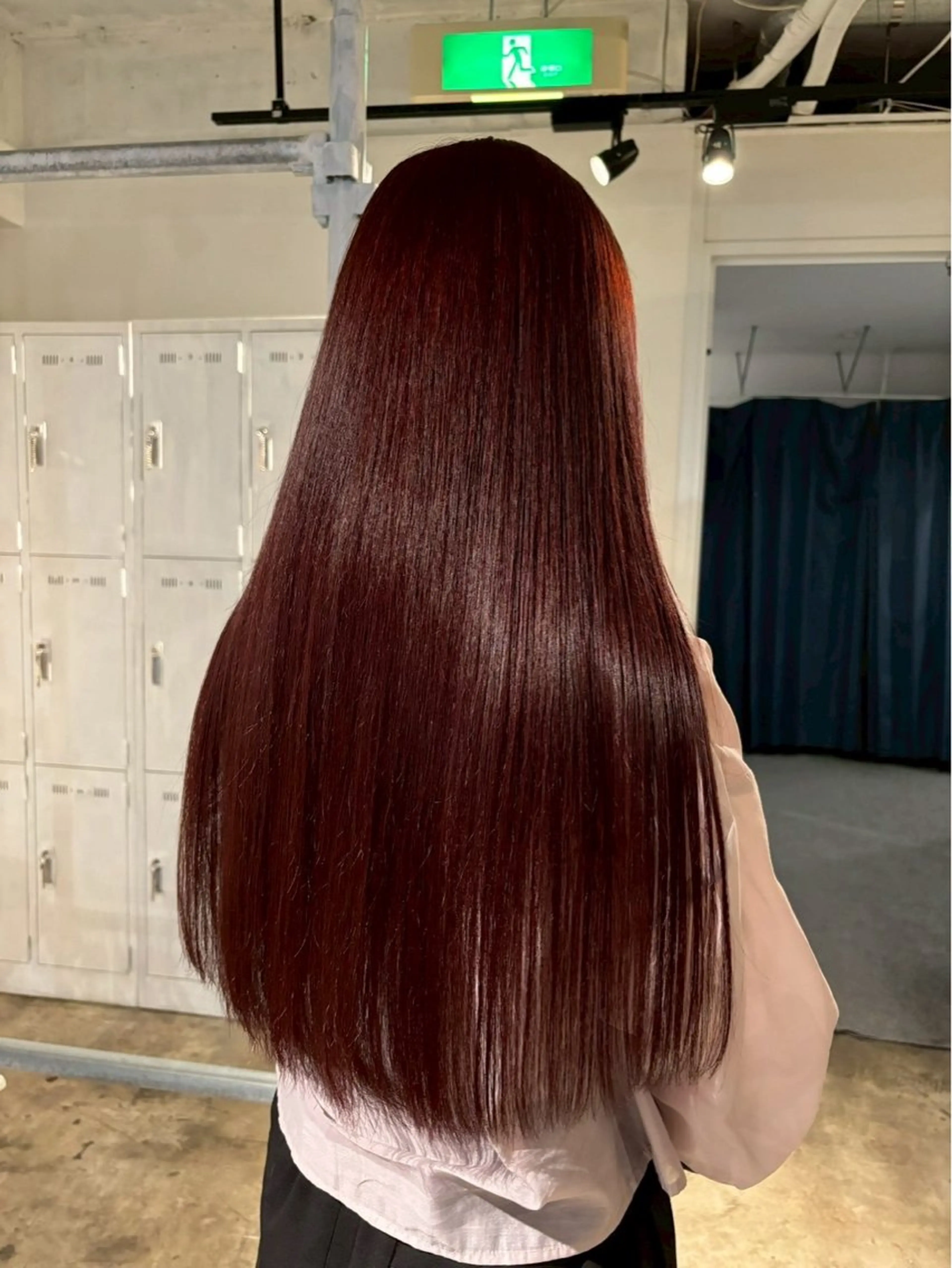 ロング カラー ブリーチ ブラウンカラー カシス ブリーチなしカラー ピンクカラー ヘアカラー トリートメント 🕯平成/グランジ へア🕯HARUKAのヘアスタイル