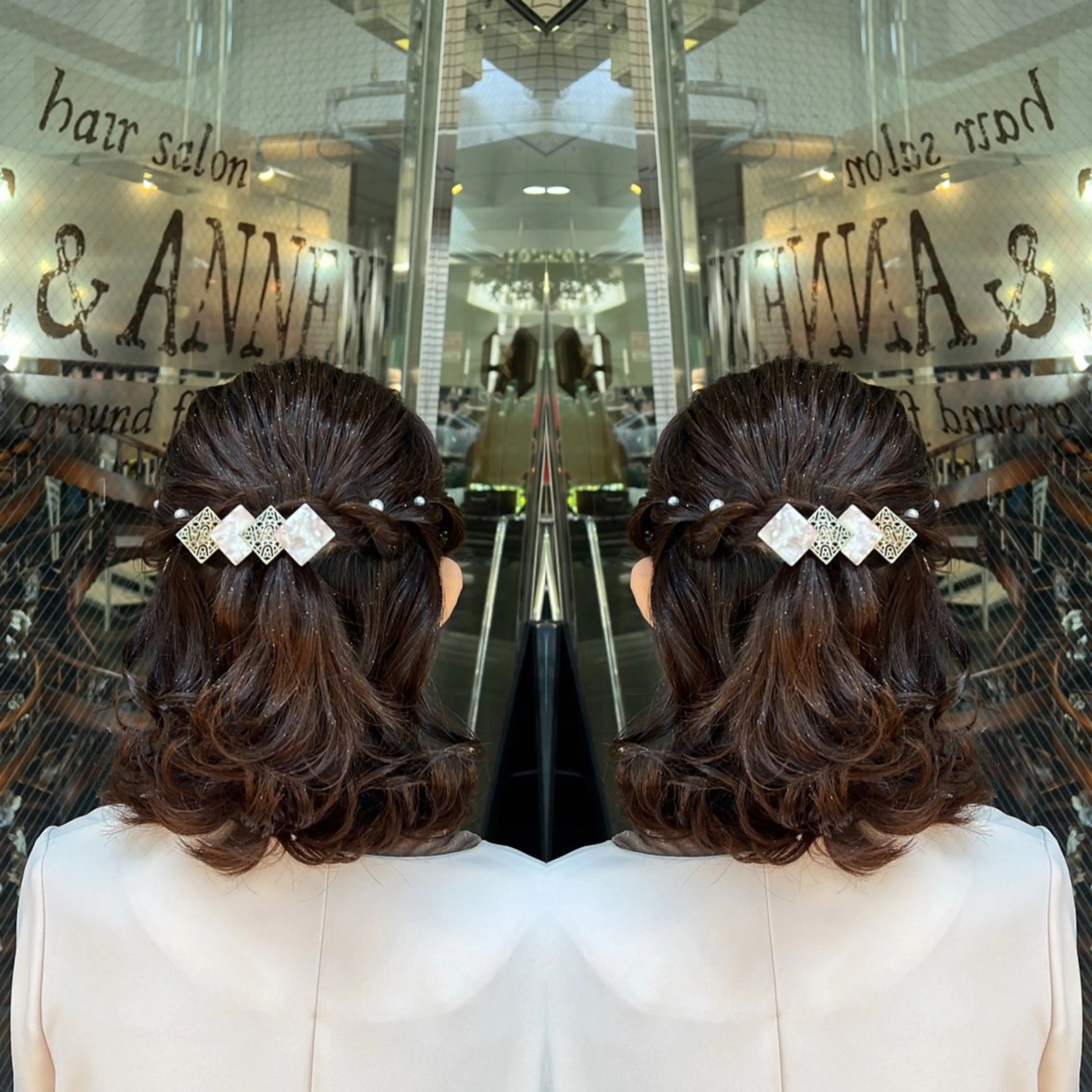 ショート ヘアアレンジ ヘアセット レイヤー/ボブ/ ミニボブ/AOIのヘアスタイル