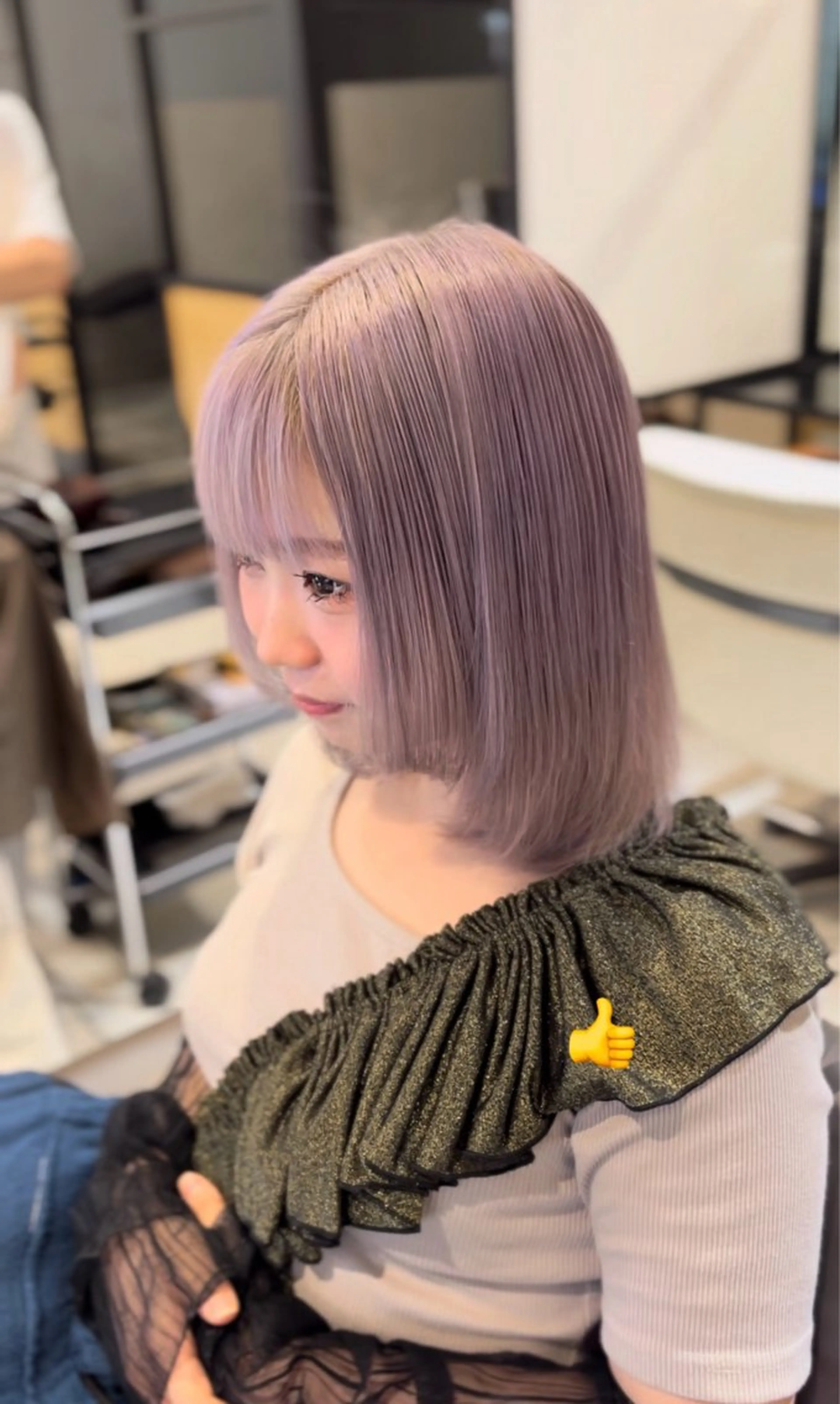 ミディアム カラー ヘアカラー トリートメント 🌿earth亀有店 【緑髪のノブ】🌿のヘアスタイル