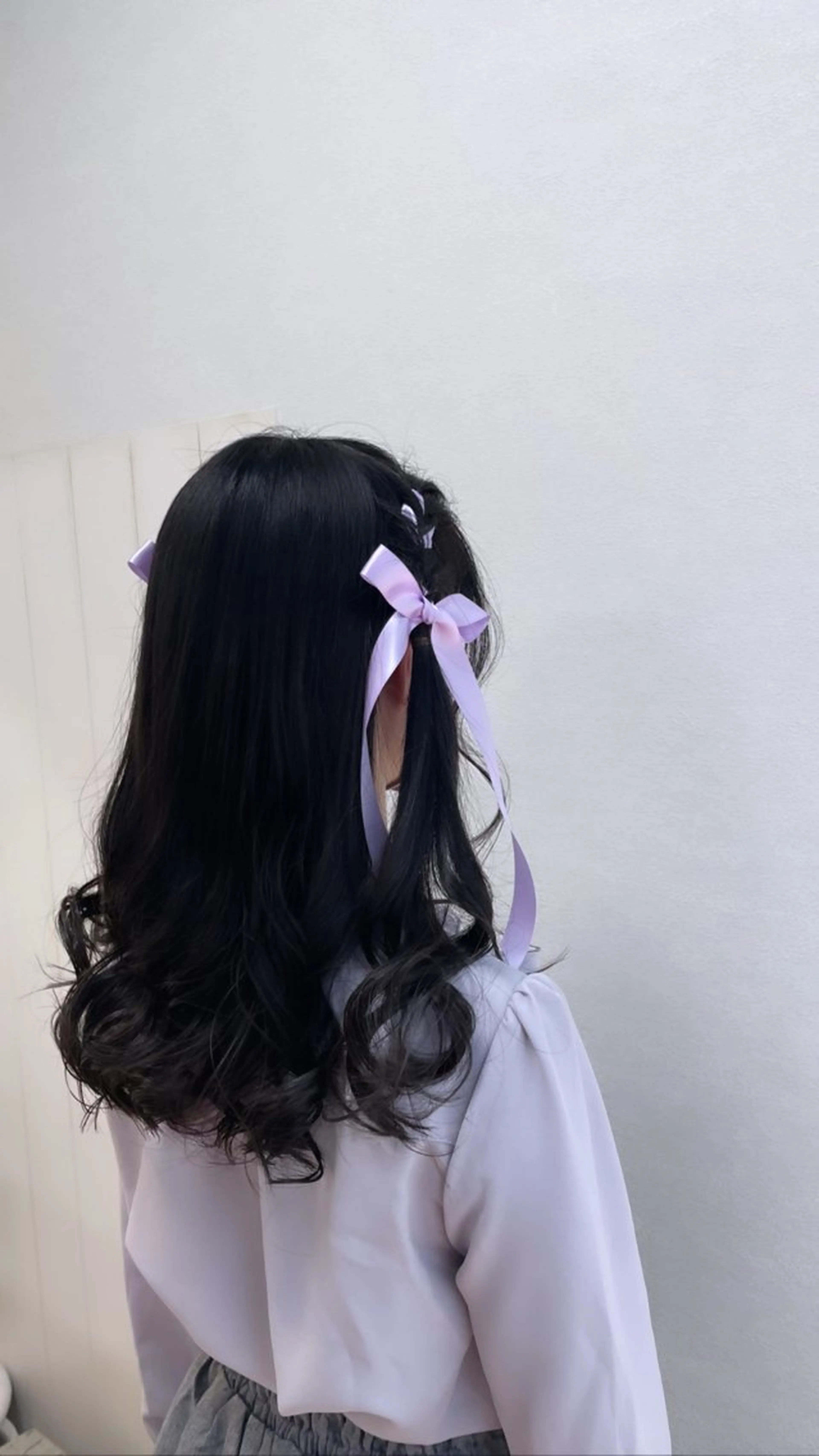 セミロング ヘアアレンジ 縮毛矯正×髪質改善 カラー×クロスパーマのヘアスタイル